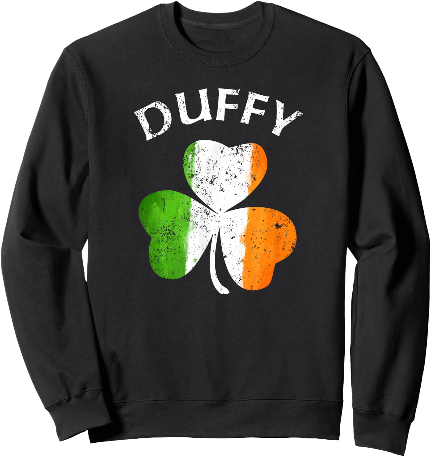 Duffy Irish Family Name Sweatshirt - Sweatshirt | Black