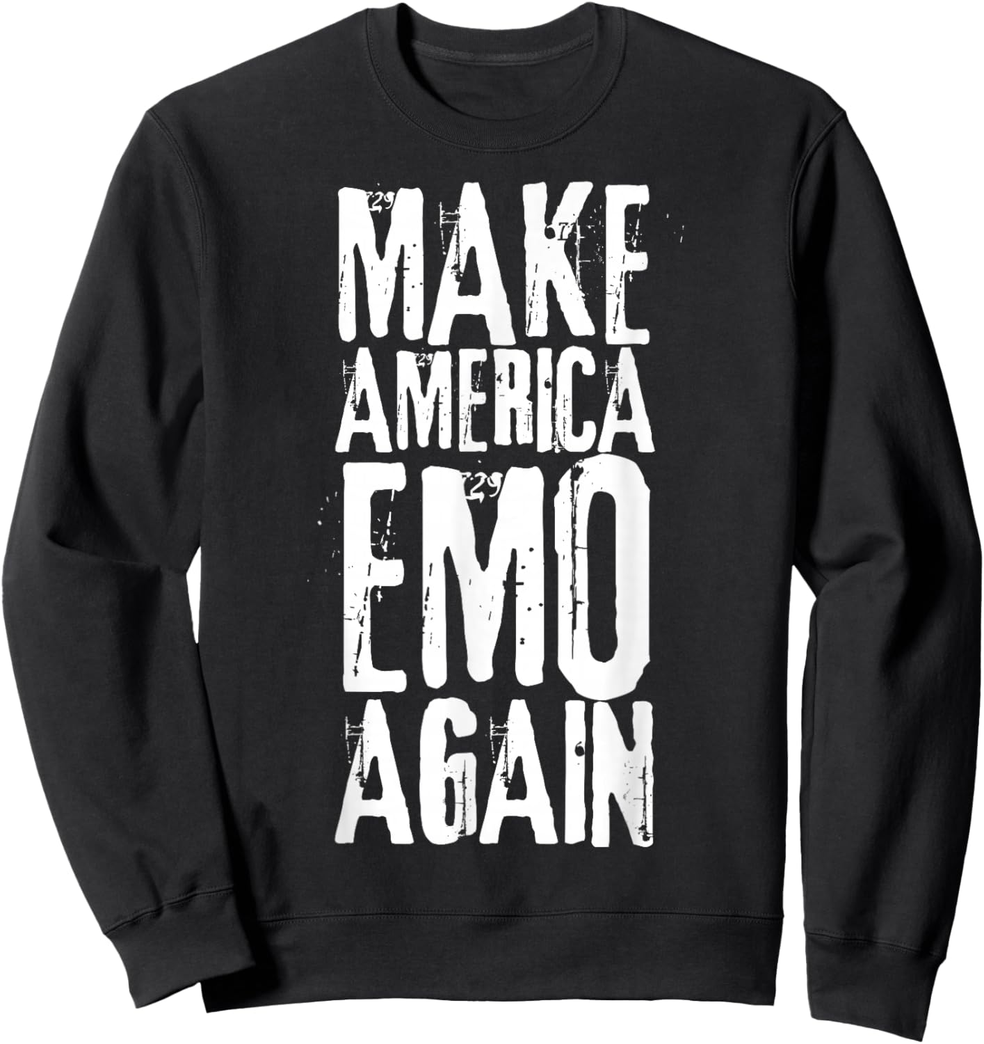 Make America Emo Again Sweatshirt - Sweatshirt | Black