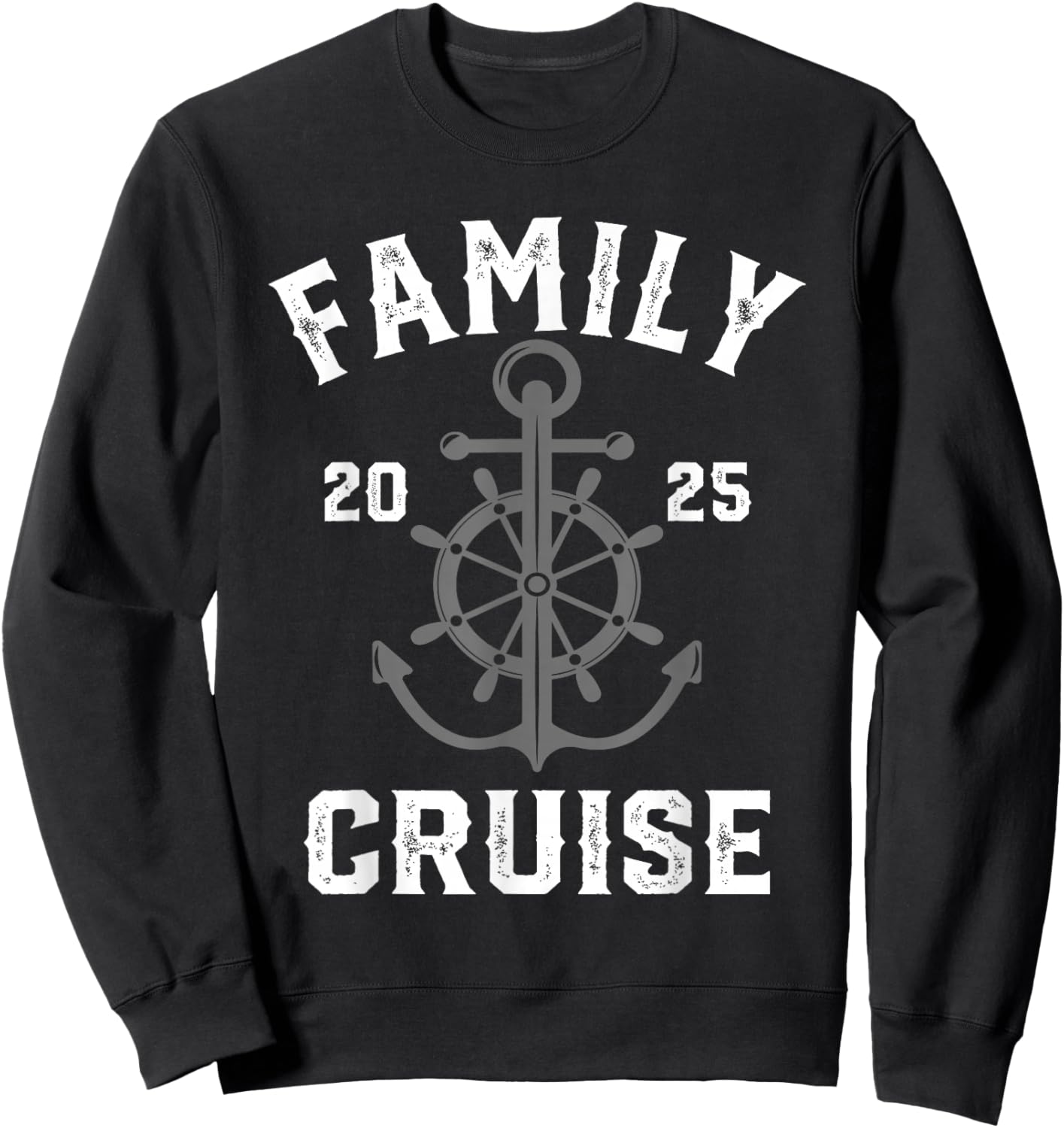 Family Cruise 2025 Family Vacation Matching for Cruise 2025 Sweatshirt - Sweatshirt | Black