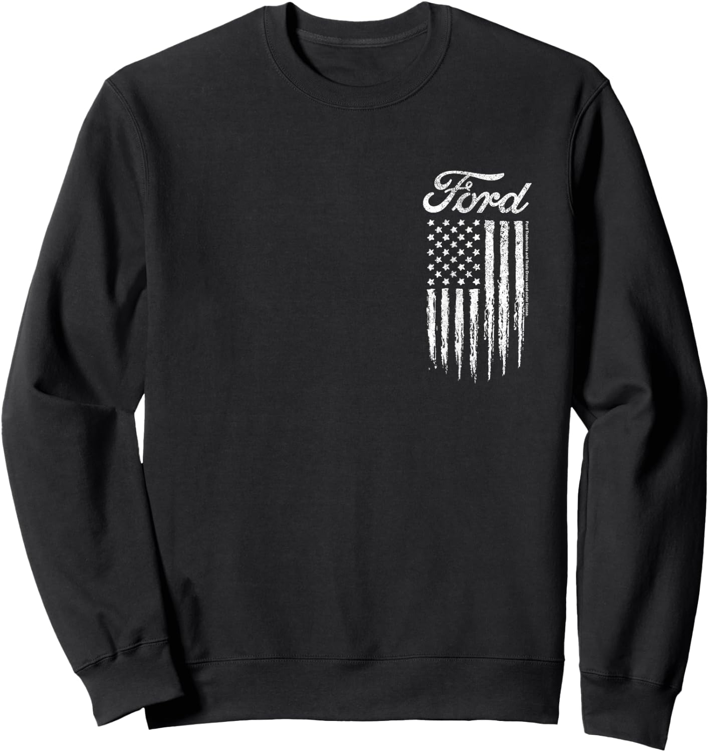 Ford -Americana Logo Sweatshirt - Sweatshirt | Black