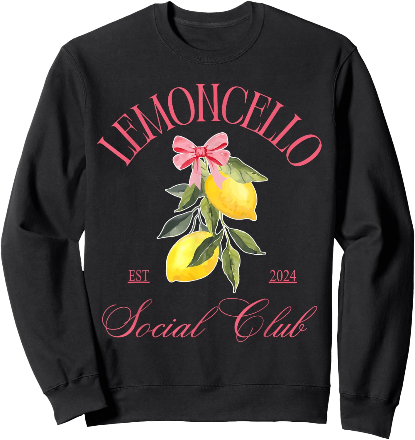 Lemoncello Social Club Apparel Sweatshirt - Sweatshirt | Black