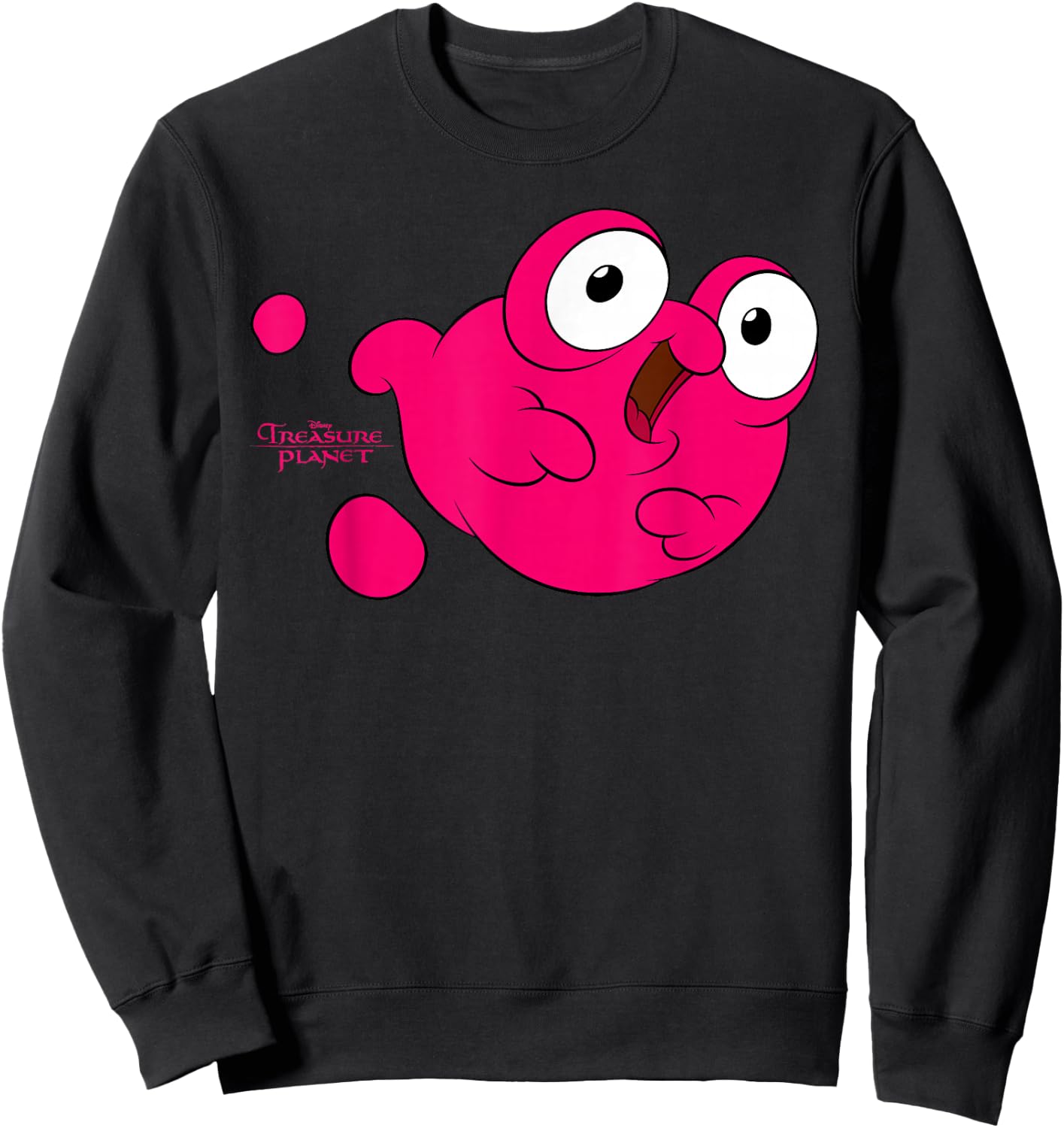 Disney Treasure Planet Morph Pink Blob Sweatshirt - Sweatshirt | Black