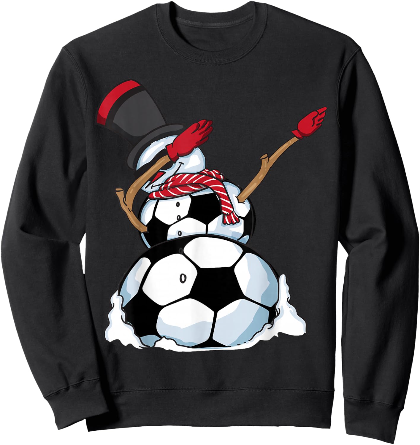 Cool Soccer Art Women Soccer Lovers Soccer Player Sweatshirt - Sweatshirt | Black