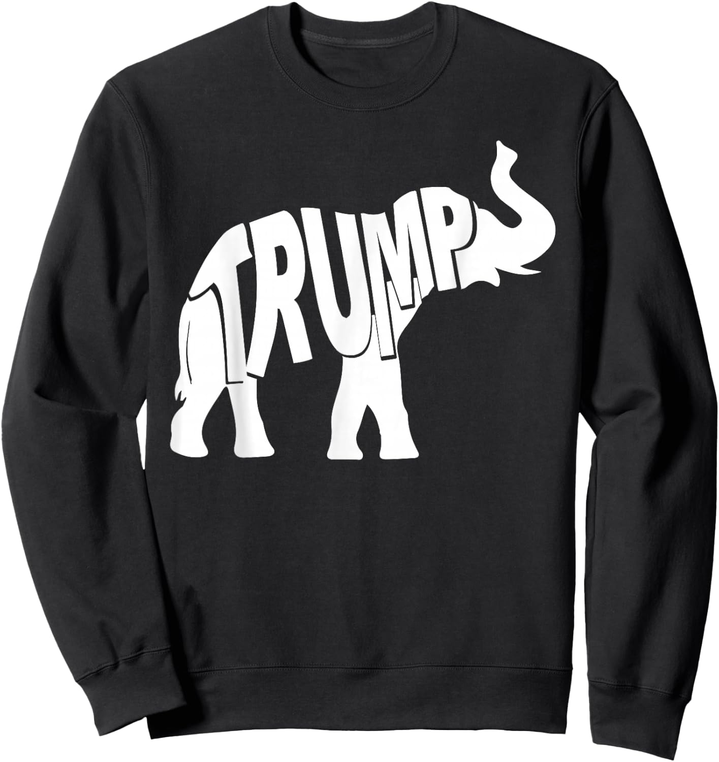 Donald Trump 2020 Republican Elephant Sweatshirt - Sweatshirt | Black