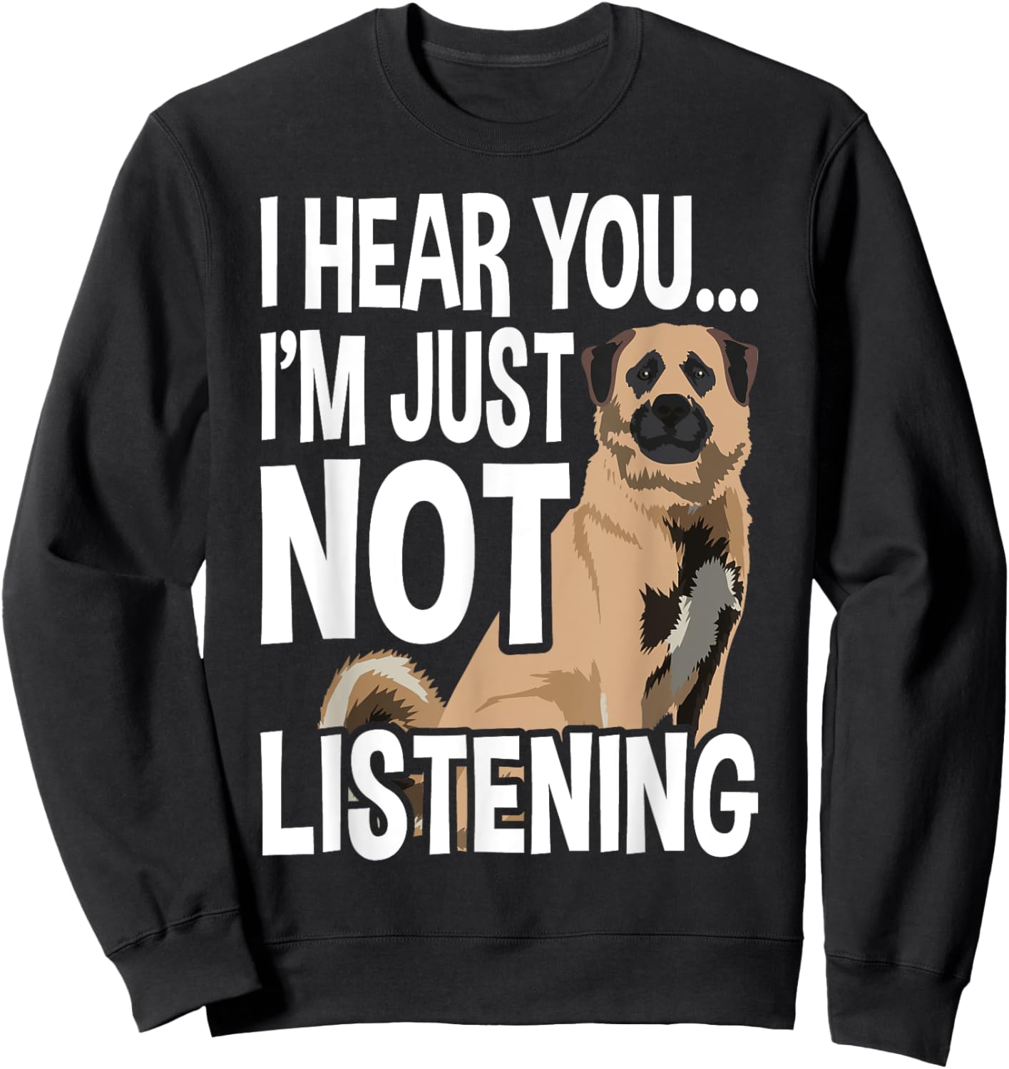 Anatolian Shepherd Dog - Anatolian Shepherd Women Girls Kids Sweatshirt - Sweatshirt | Black