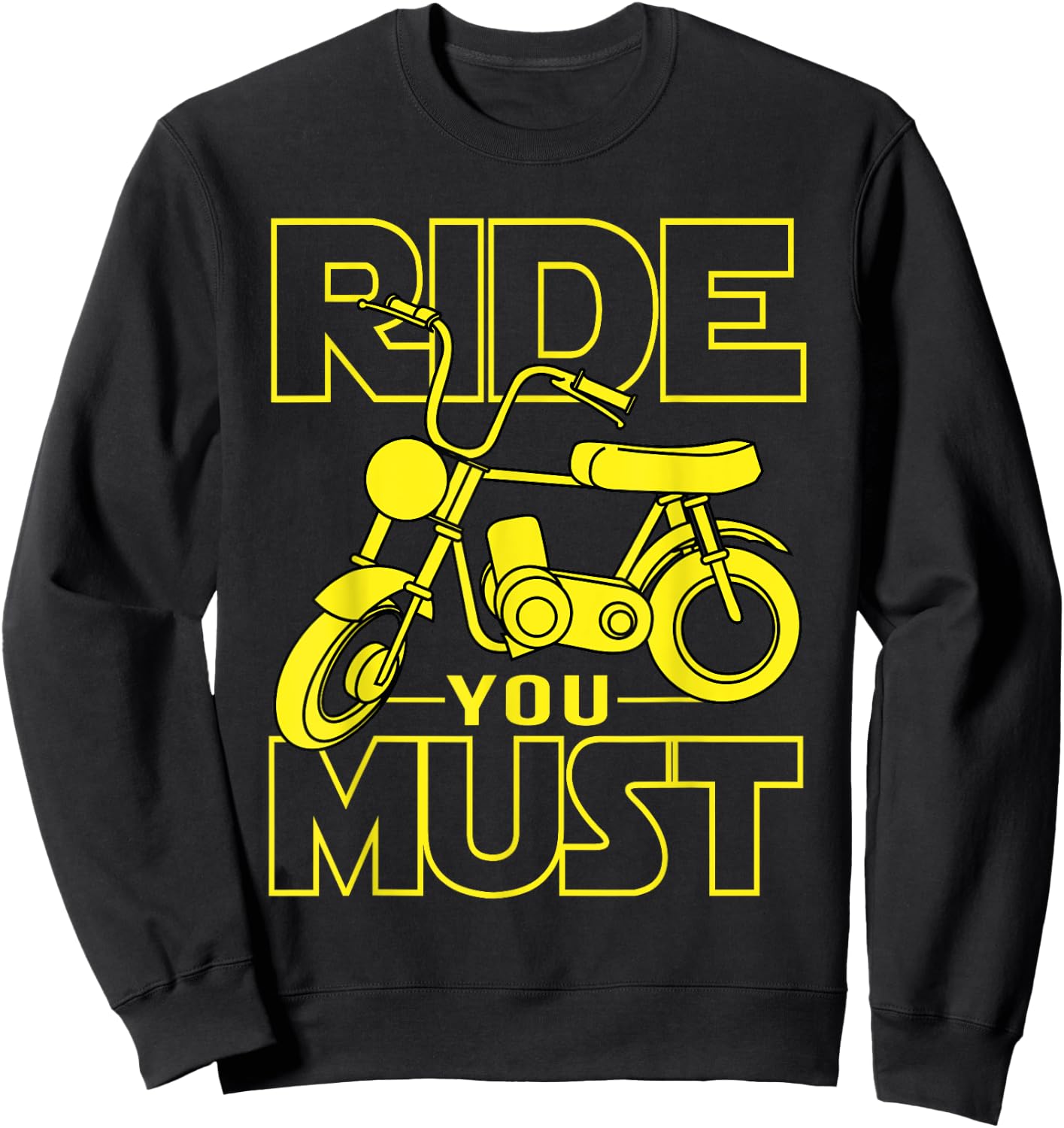 Minibike Mini Motorbike Funny Pocket Bike Sweatshirt - Sweatshirt | Black