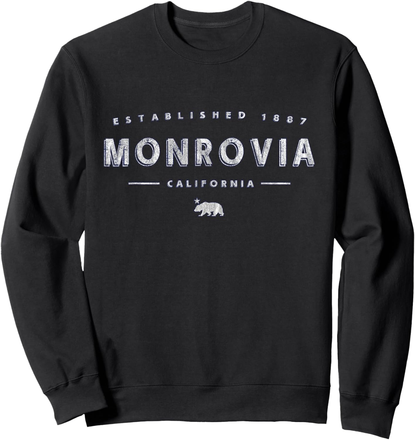 Monrovia California - Monrovia CA Sweatshirt - Sweatshirt | Black