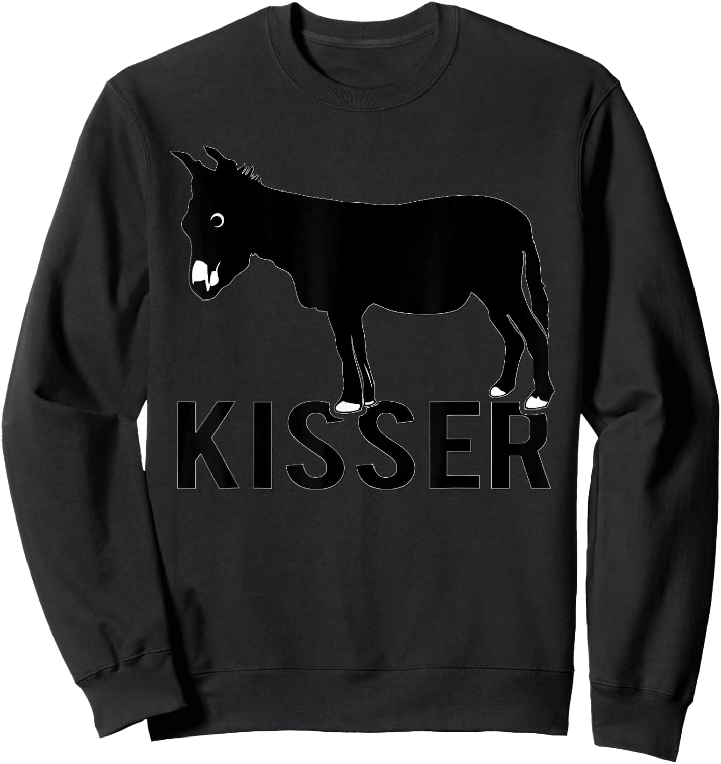 Ass Kisser Sweatshirt - Sweatshirt | Black