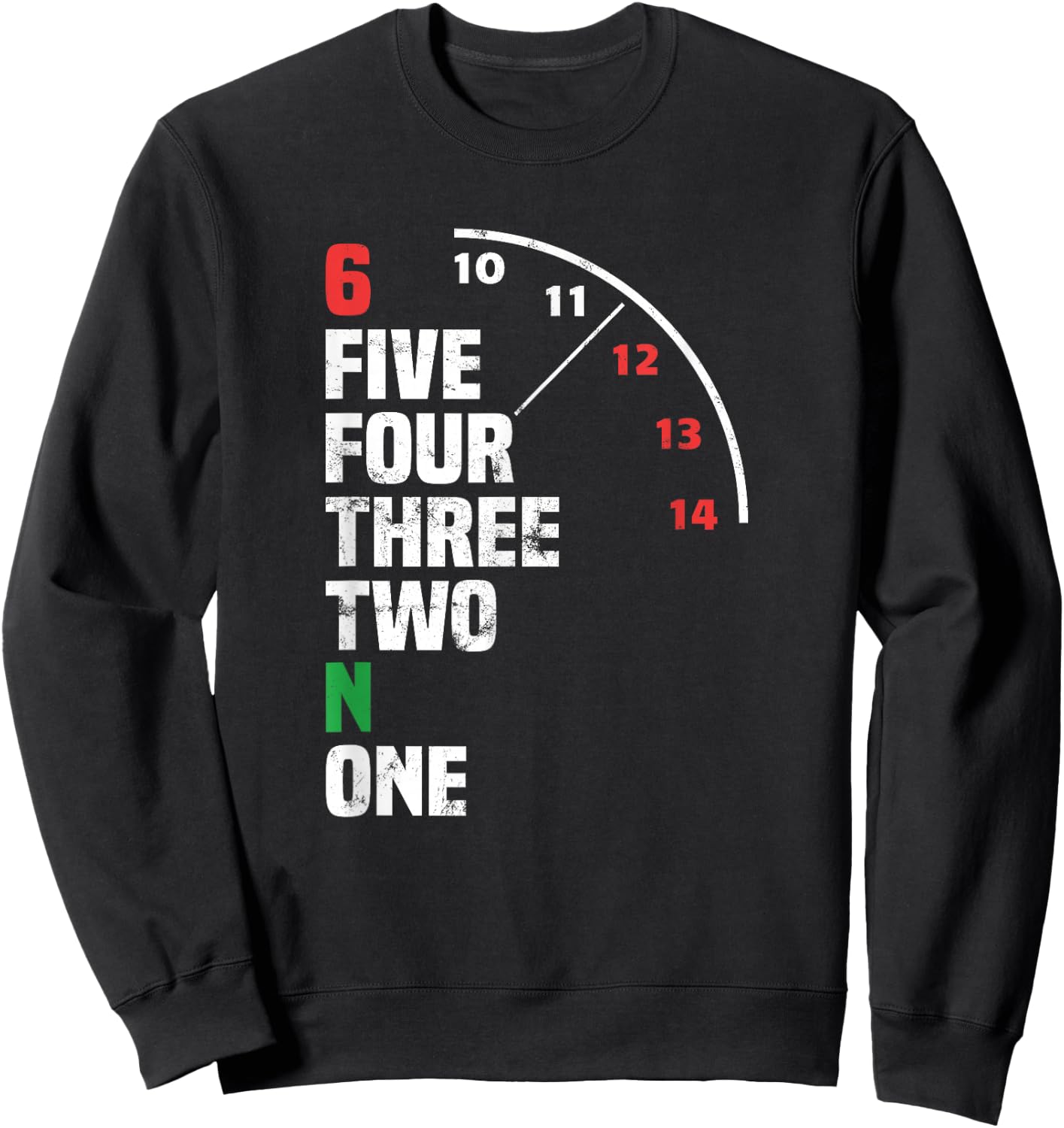 Motorcycle Gear Shift Pattern Motorcyclist Sweatshirt - Sweatshirt | Black