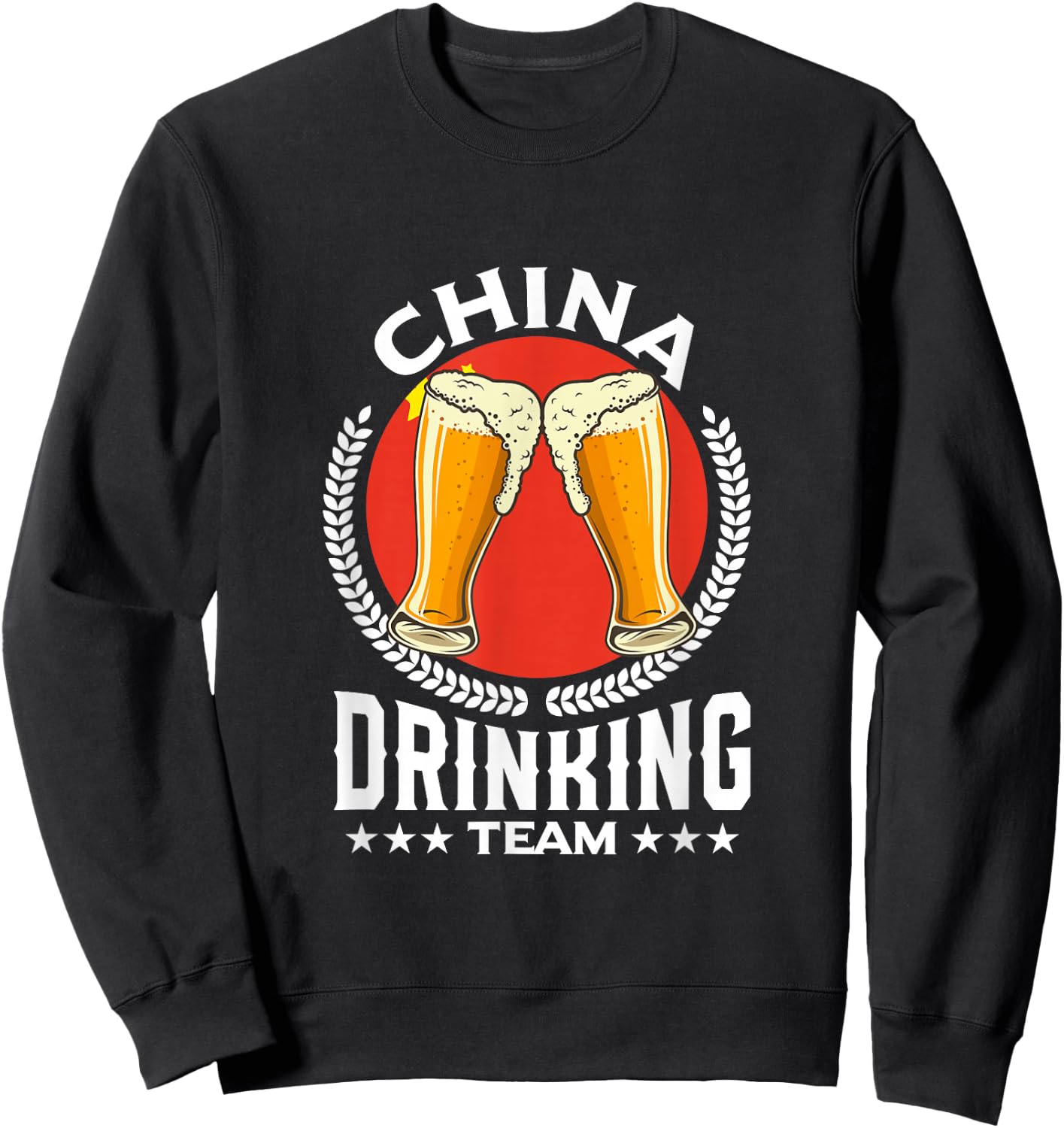China Drinking Team Sweatshirt - Sweatshirt | Black