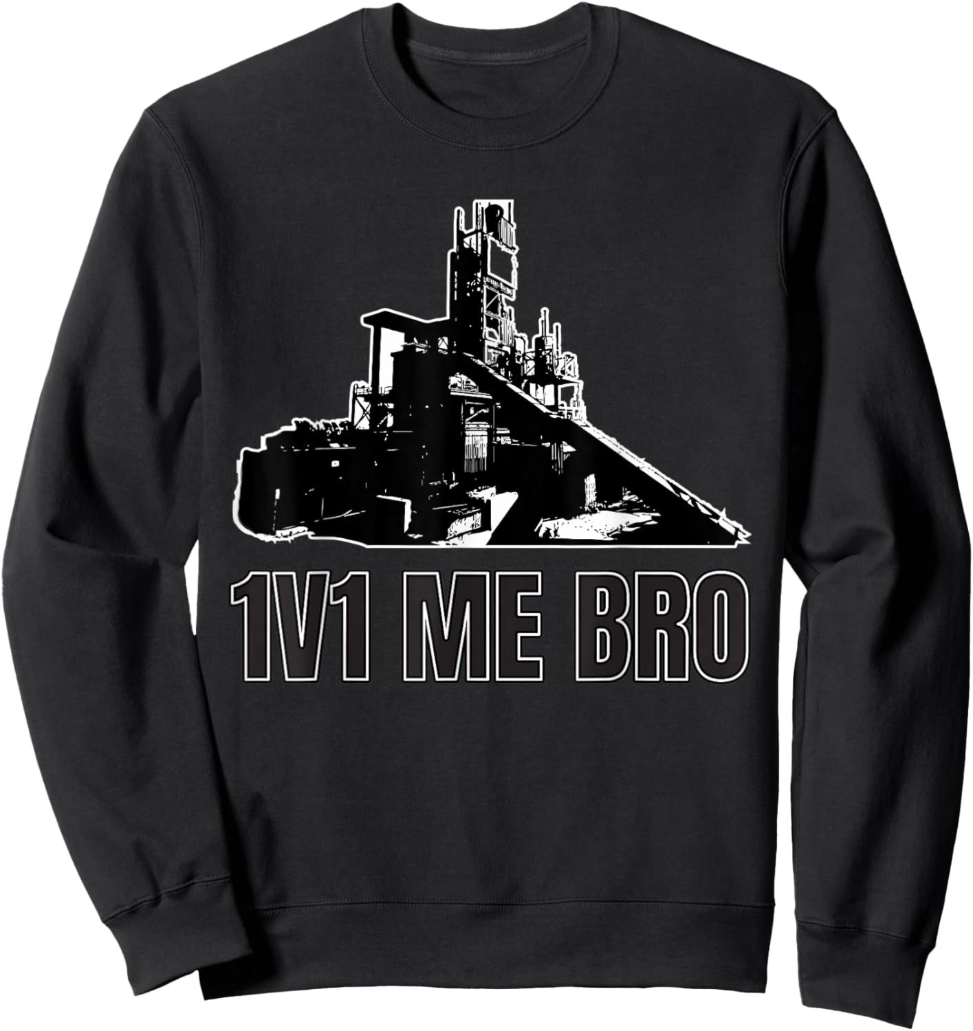 1V1 Me Bro - COD Rust Gift Sweatshirt - Sweatshirt | Black