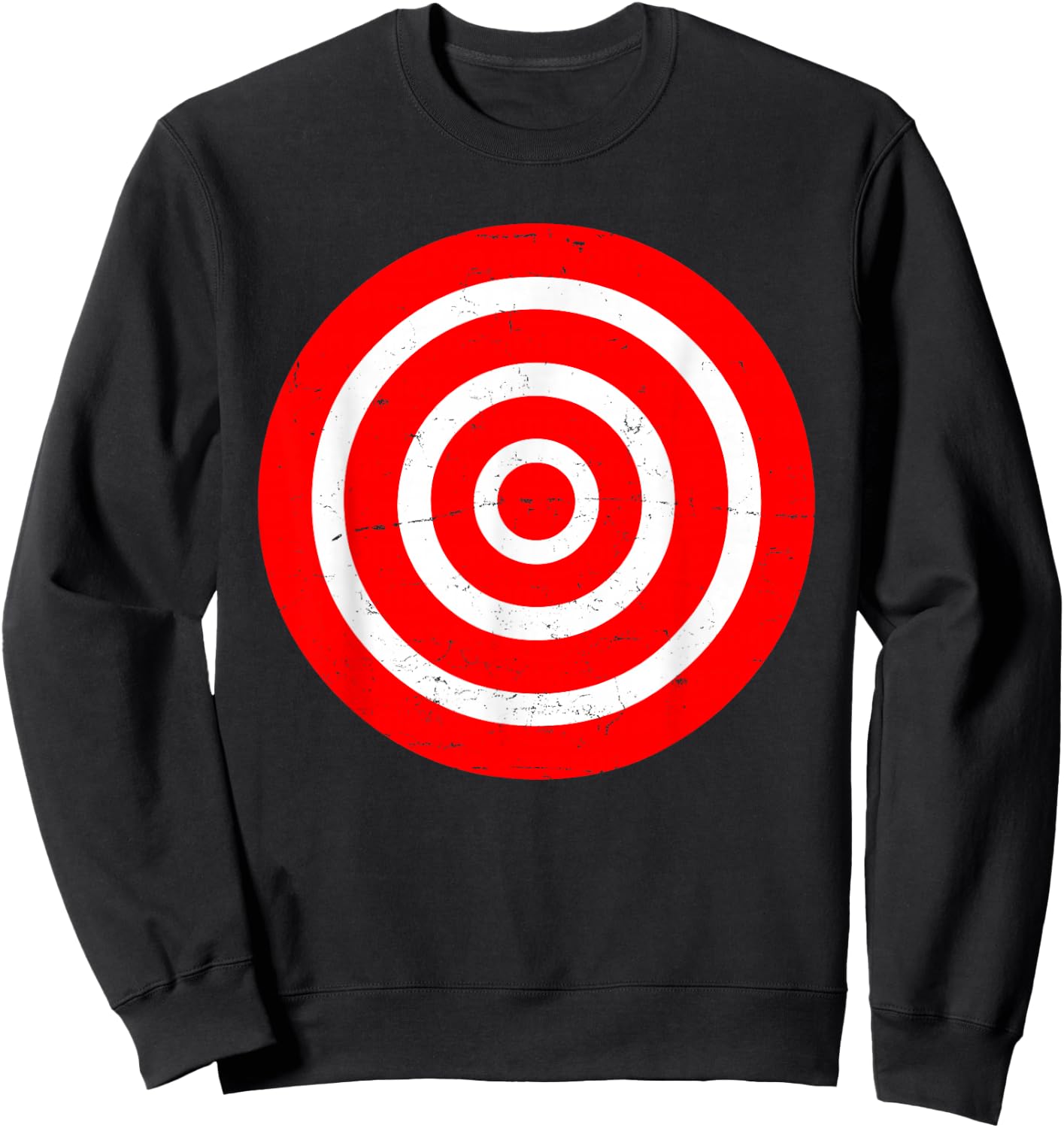 Fun Bullseye Target Bulls Eye Prank Gift-Archery Target Sweatshirt - Sweatshirt | Black