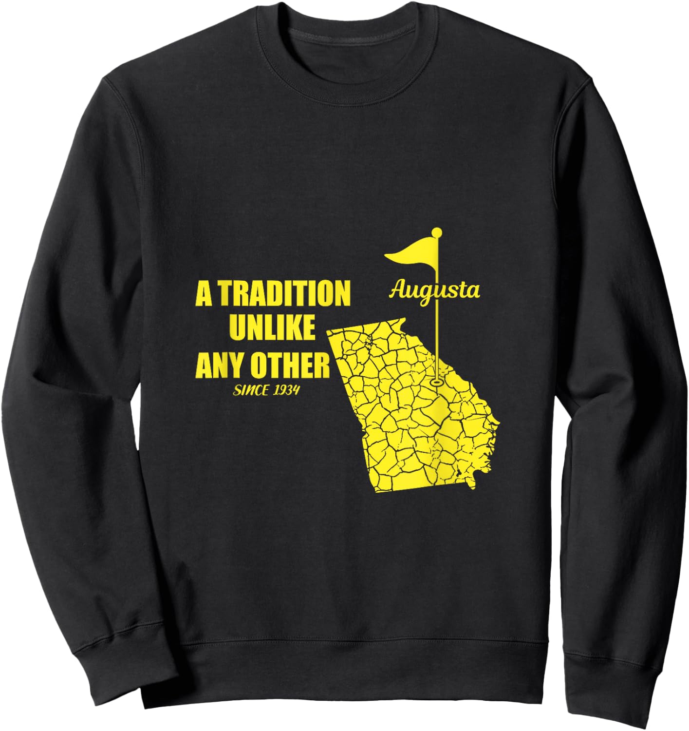 Augusta Georgia Golfing Shirt Golf in April Sweatshirt - Sweatshirt | Black