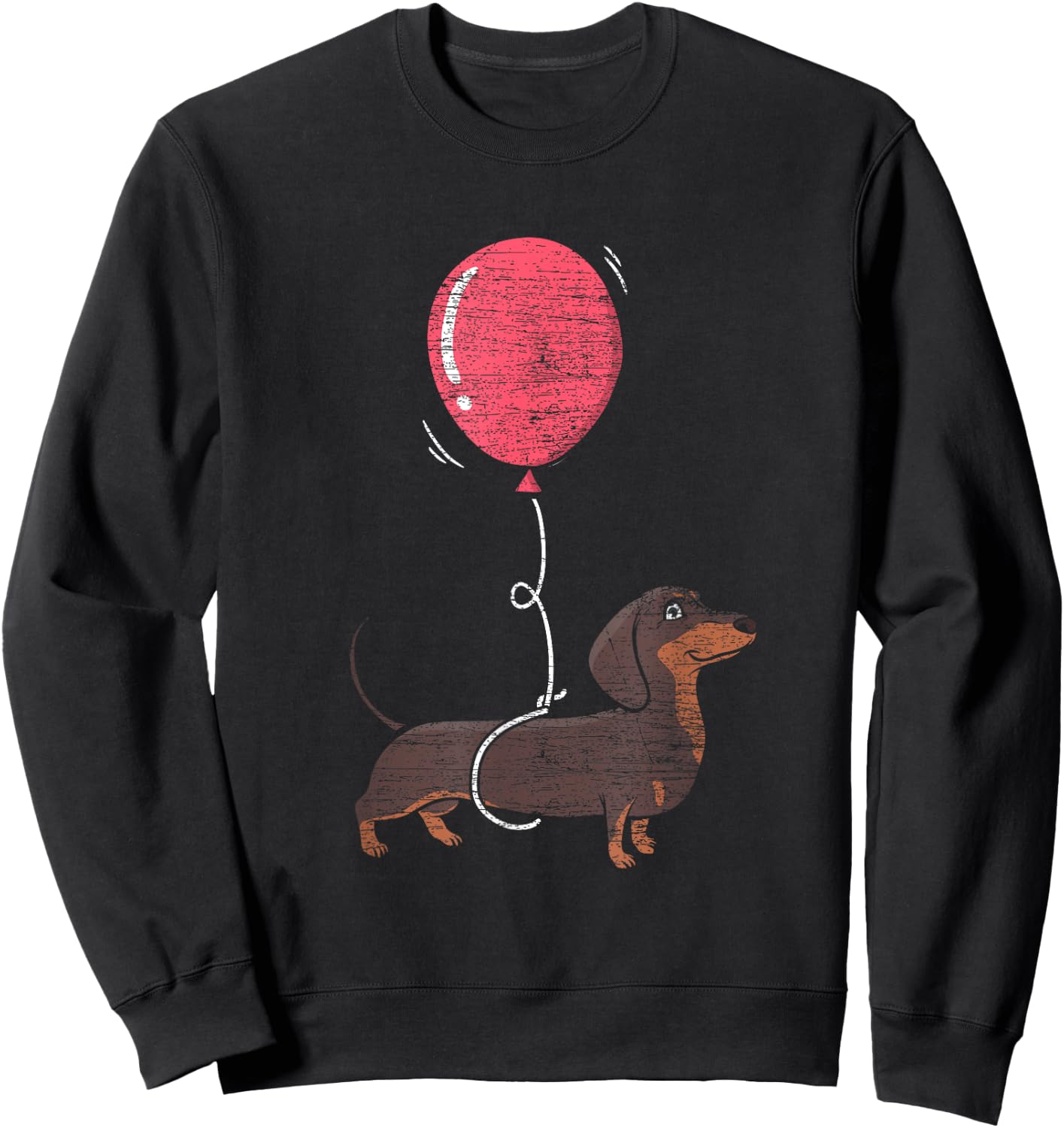 Balloon Dachshund Sweatshirt - Sweatshirt | Black