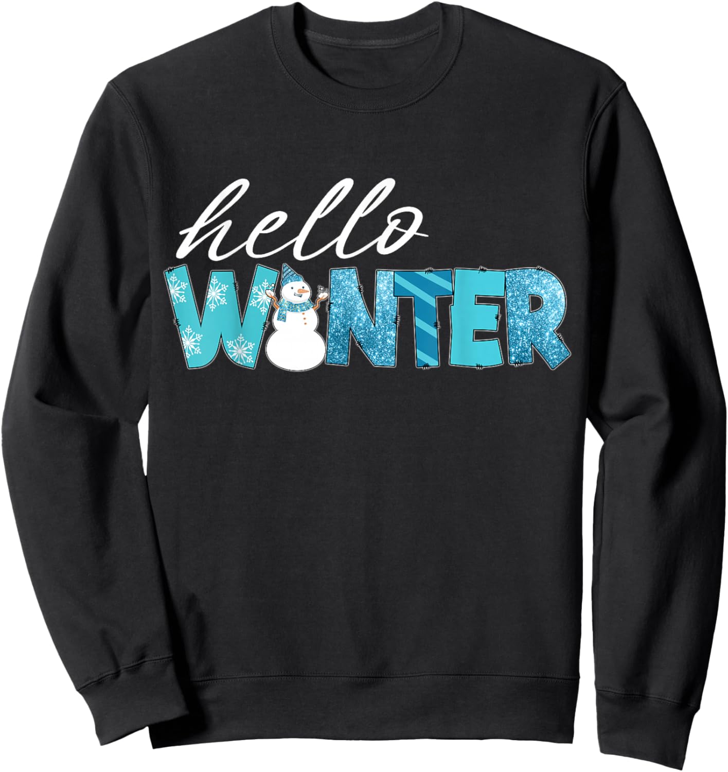 Hello Winter Sweatshirt - Sweatshirt | Black