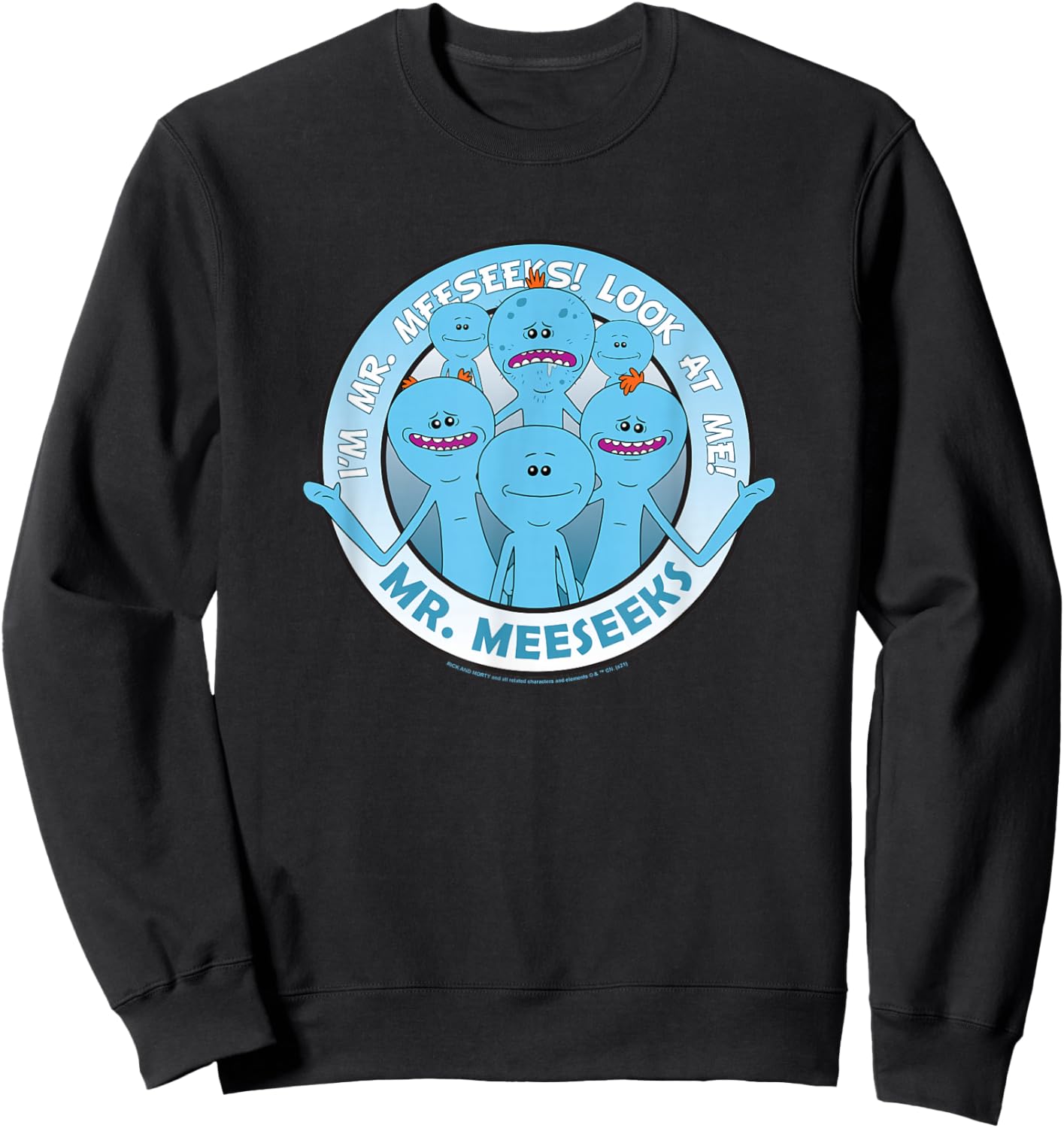 Rick and Morty Mr. Meeseeks Sweatshirt - Sweatshirt | Black