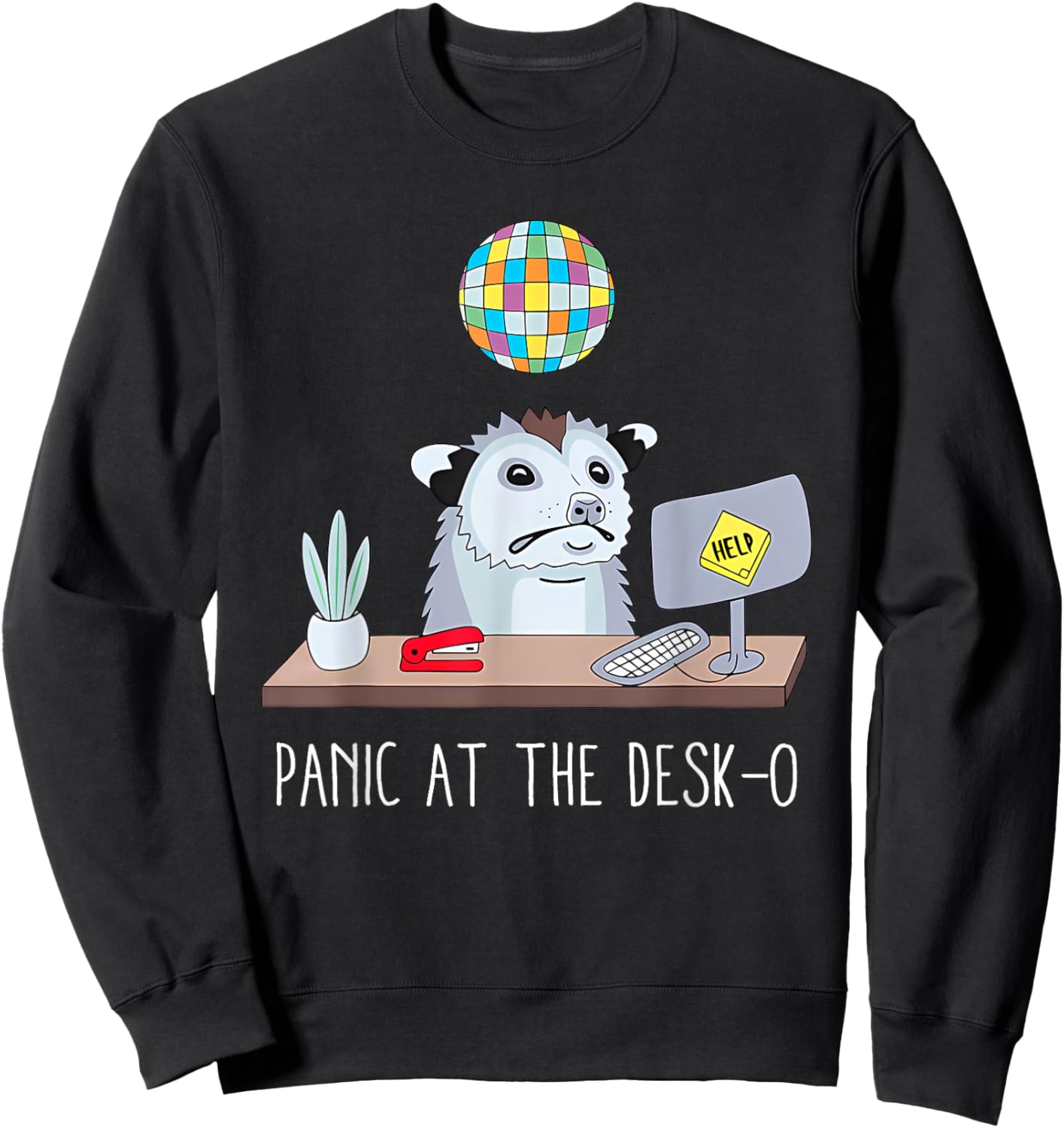 Panic At The Desk-O Apparel Sweatshirt - Sweatshirt | Black
