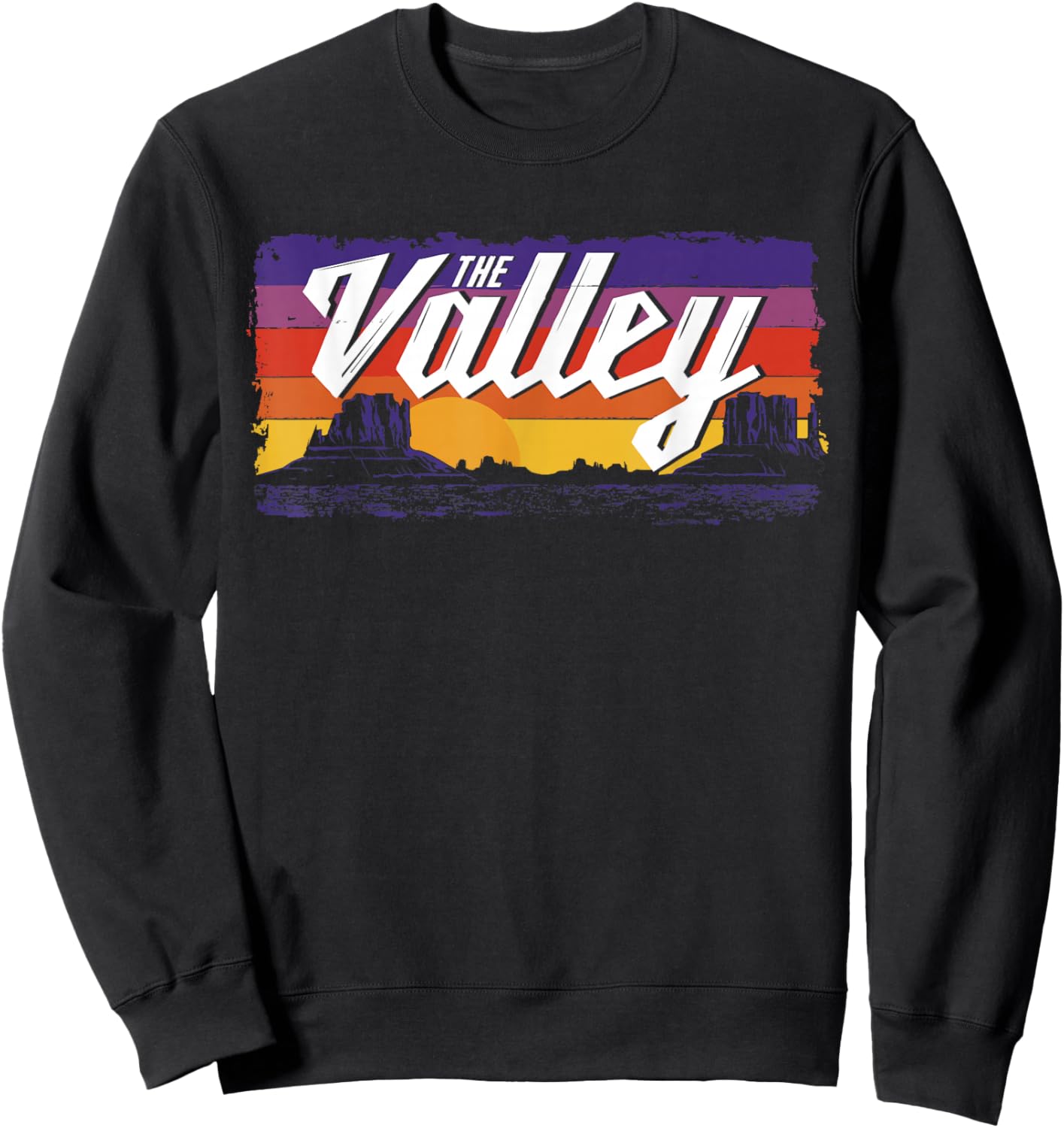 The Classic Valley Vintage Sunset Phoenix Arizona Sweatshirt - Sweatshirt | Black