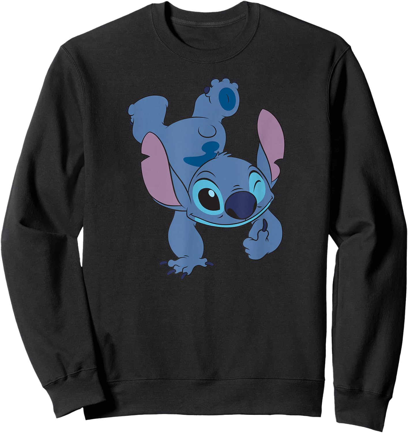 Lilo & Stitch - Hand Stand Sweatshirt - Sweatshirt | Black
