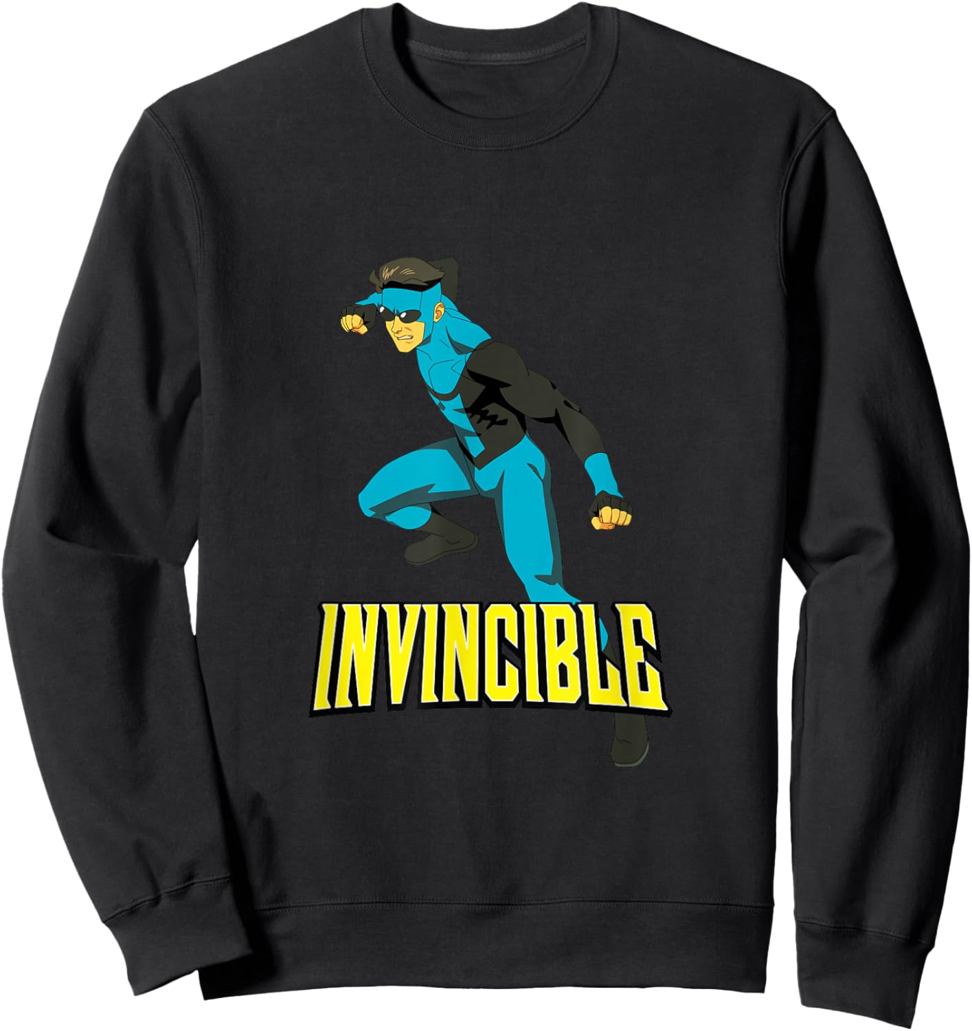 Invincible Season 3 Blue Suit Sweatshirt - Sweatshirt | Black