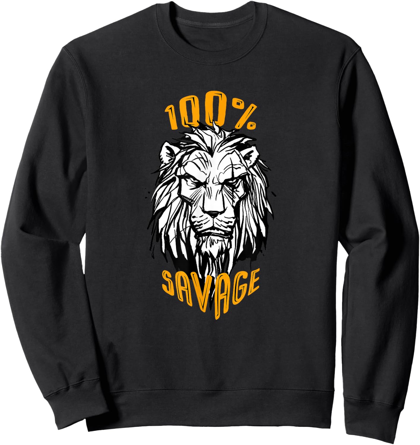 Disney The Lion King Scar 100% Savage Live Action Sweatshirt - Sweatshirt | Black