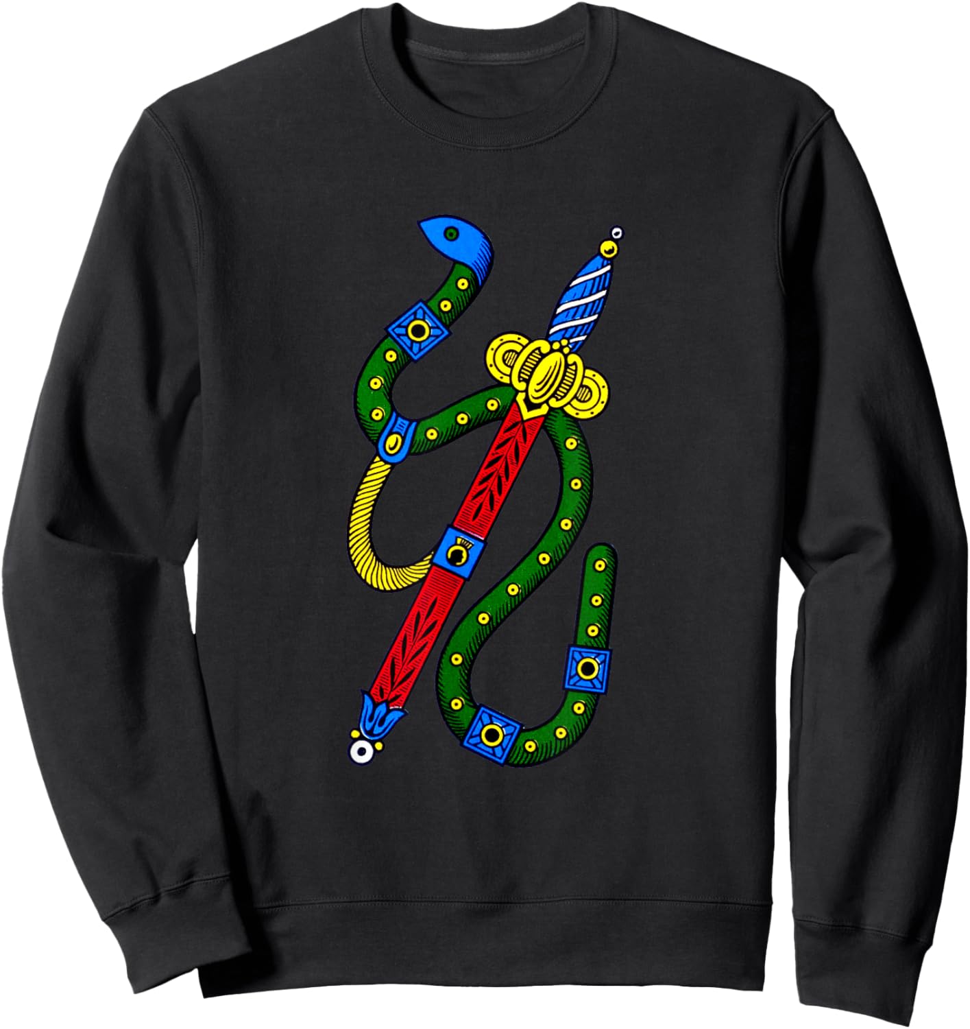 Ace of Swords [Carte Neapolitane] The Italian playing cards Sweatshirt - Sweatshirt | Black
