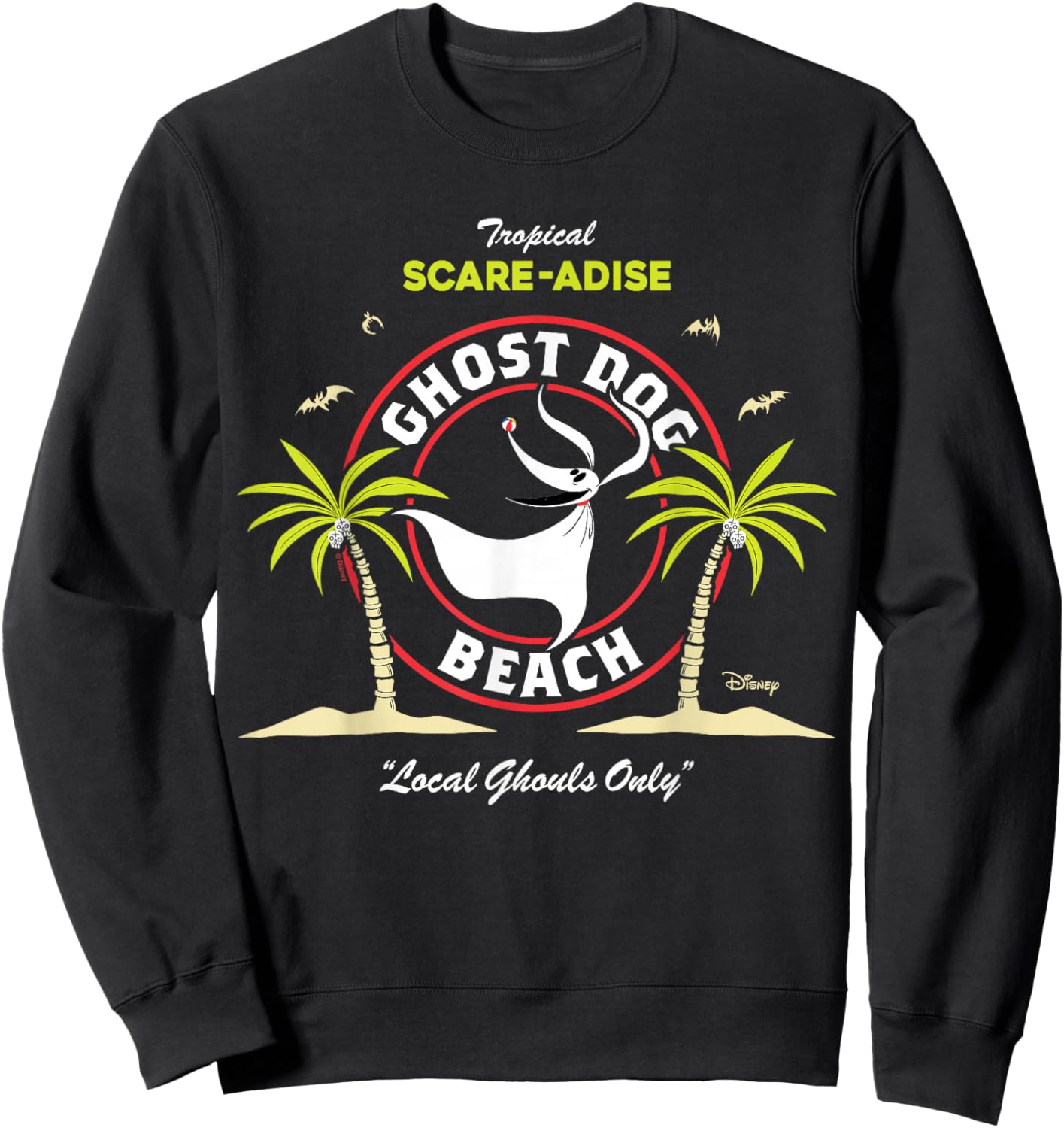 The Nightmare Before Christmas - Zero Ghost Dog Beach Sweatshirt - Sweatshirt | Black