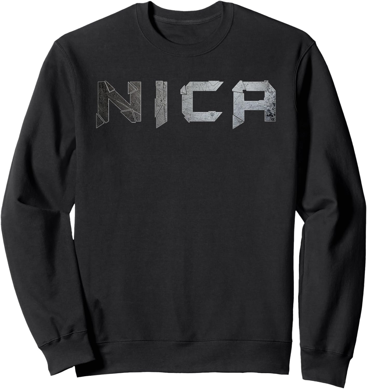 Asi Somos Nicaragua, metal Nica Sweatshirt - Sweatshirt | Black