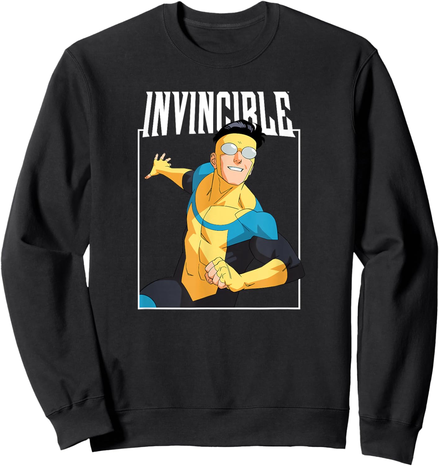 Invincible Character Logo Sweatshirt - Sweatshirt | Black