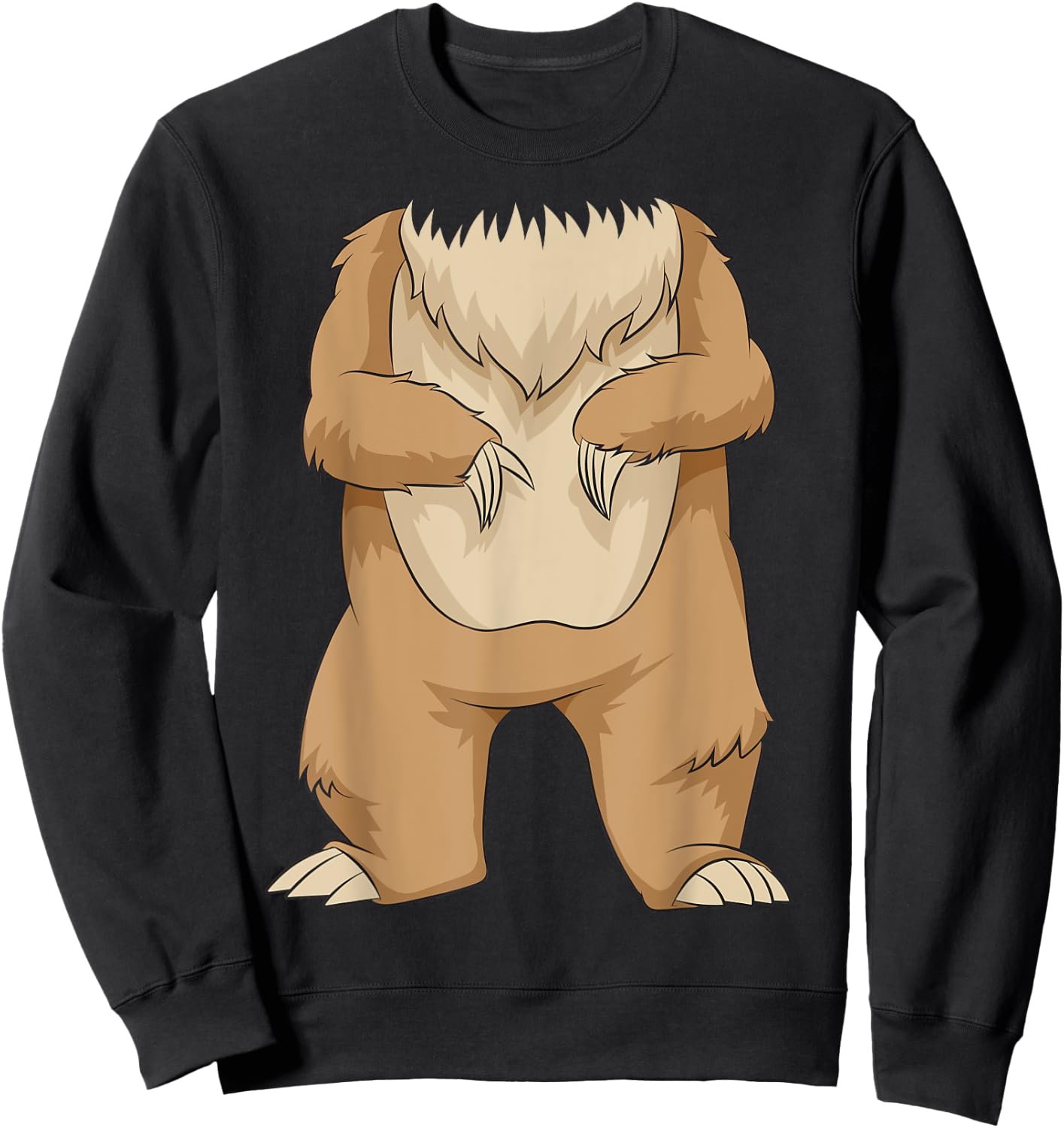 Cool Headless Bear | Funny Lazy DIY Halloween Costume Gift Sweatshirt - Sweatshirt | Black