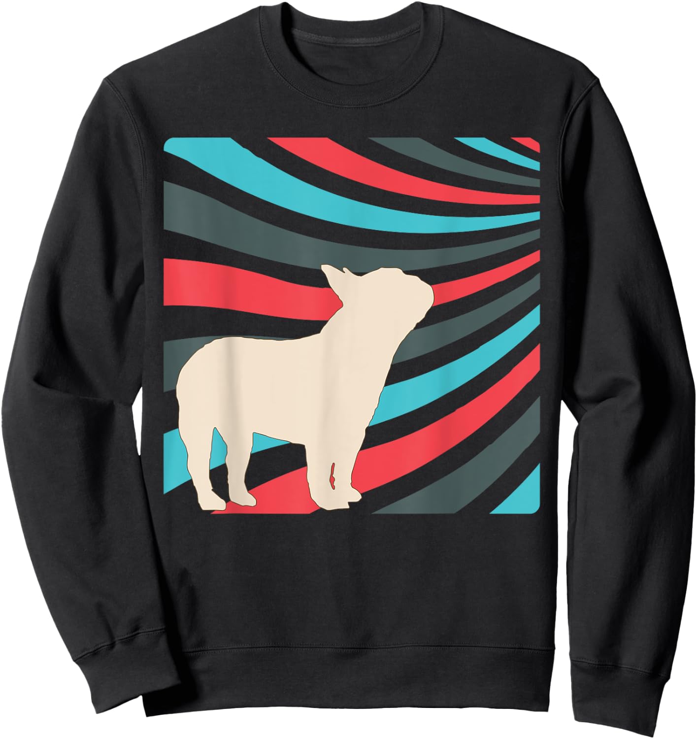 French Bulldog Frenchie Dog Sweatshirt - Sweatshirt | Black