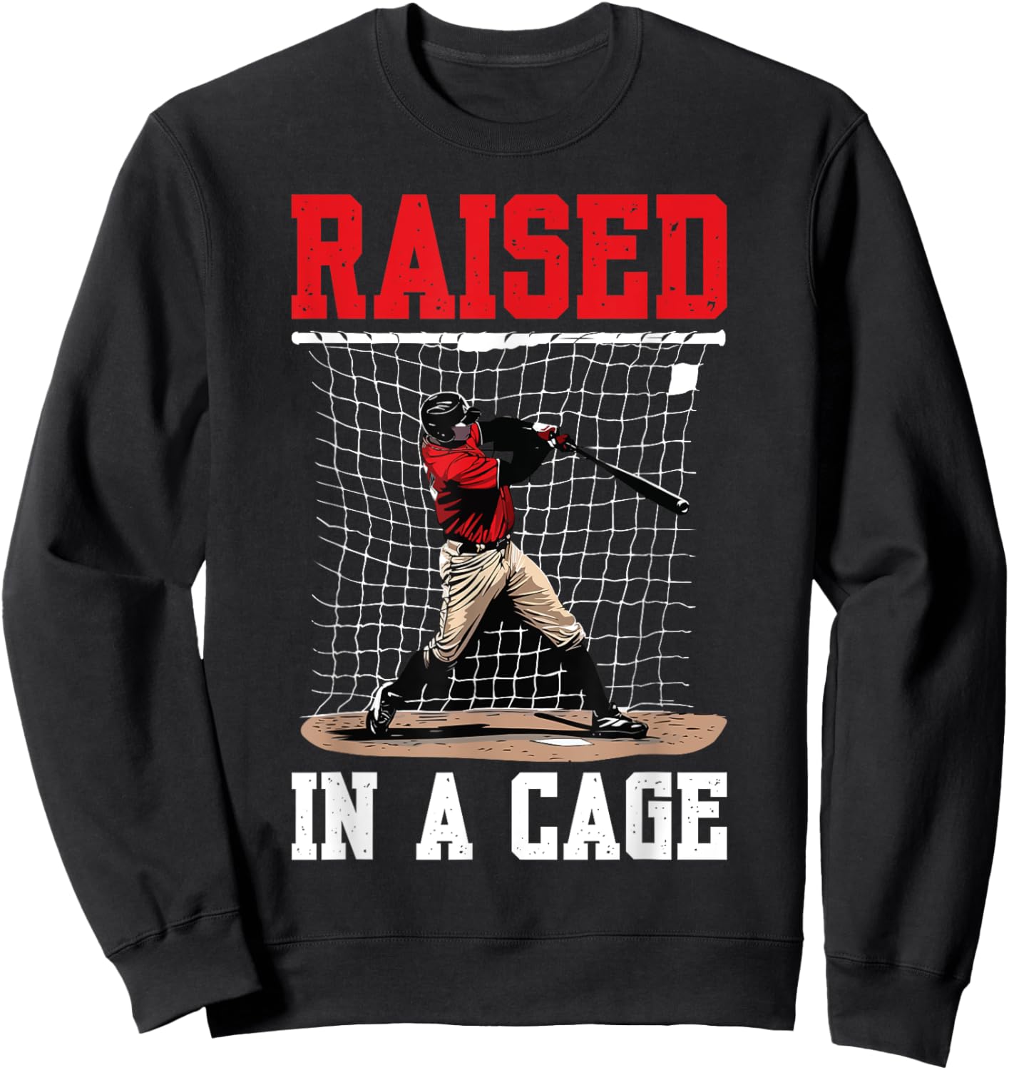 Raised In A Cage Sweatshirt - Sweatshirt | Black