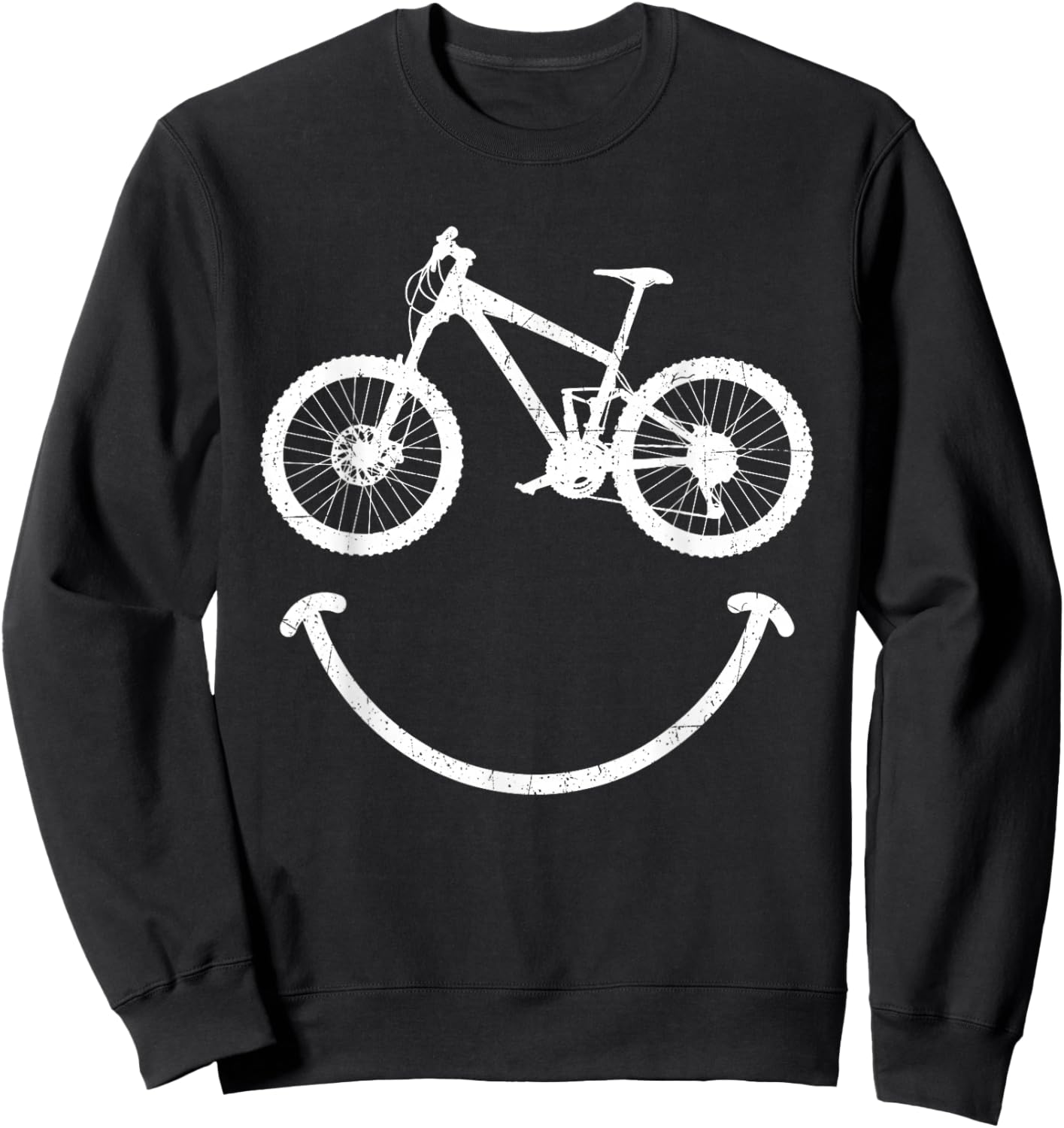 Mountain Biking - Bicycle Rider Cyclist Cycling Trail Riding Sweatshirt - Sweatshirt | Black
