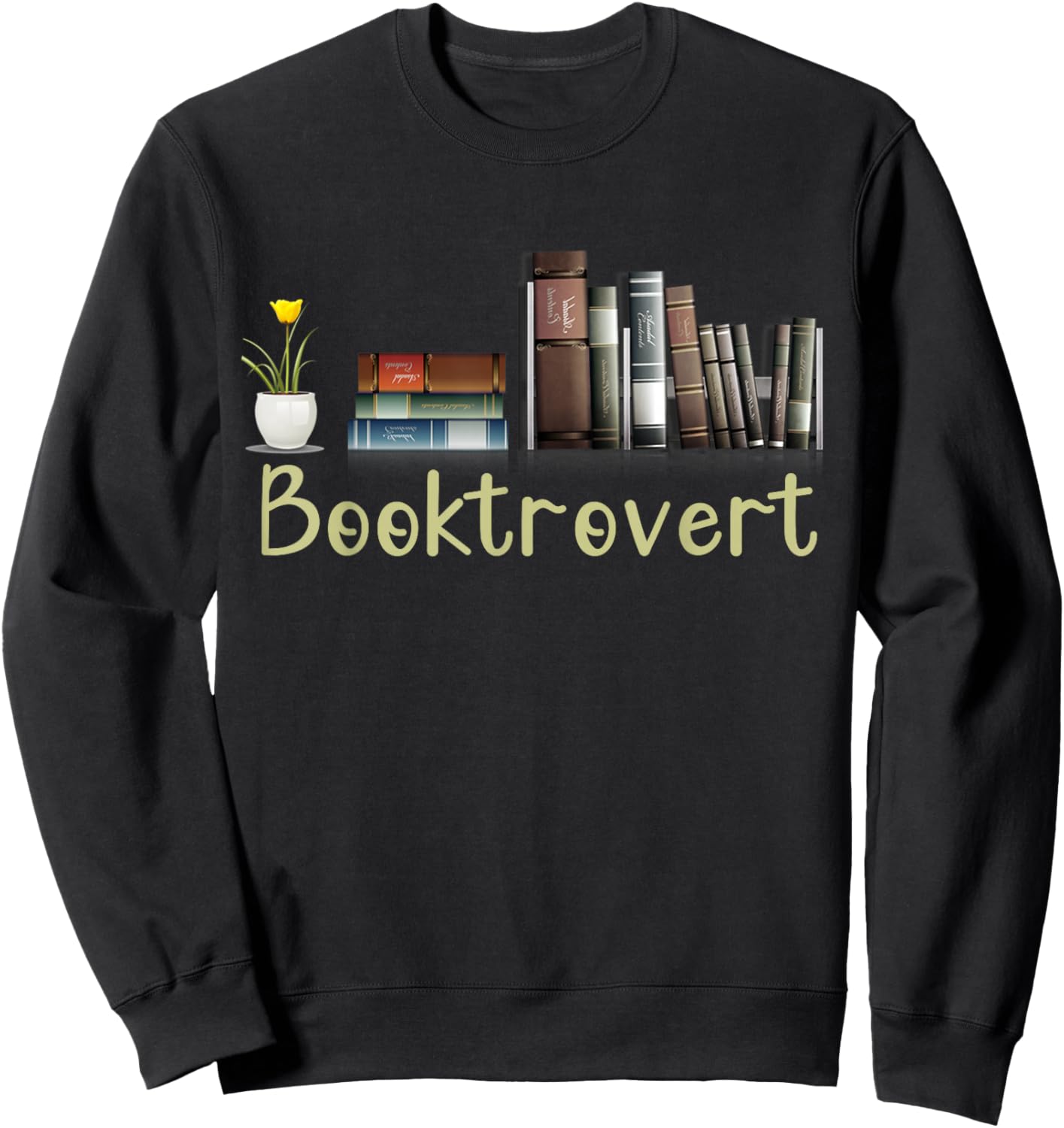 Booktrovert Sweatshirt - Sweatshirt | Black