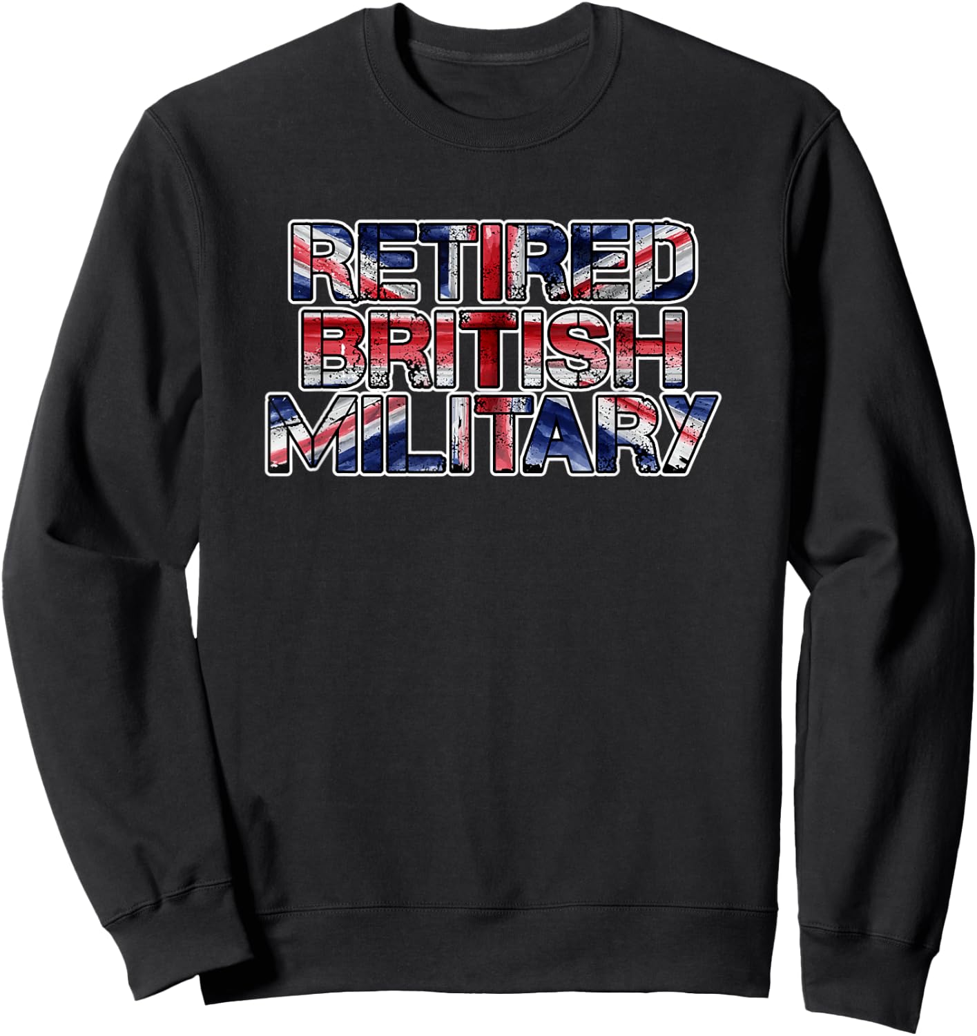 Retired British Military Sweatshirt - Sweatshirt | Black