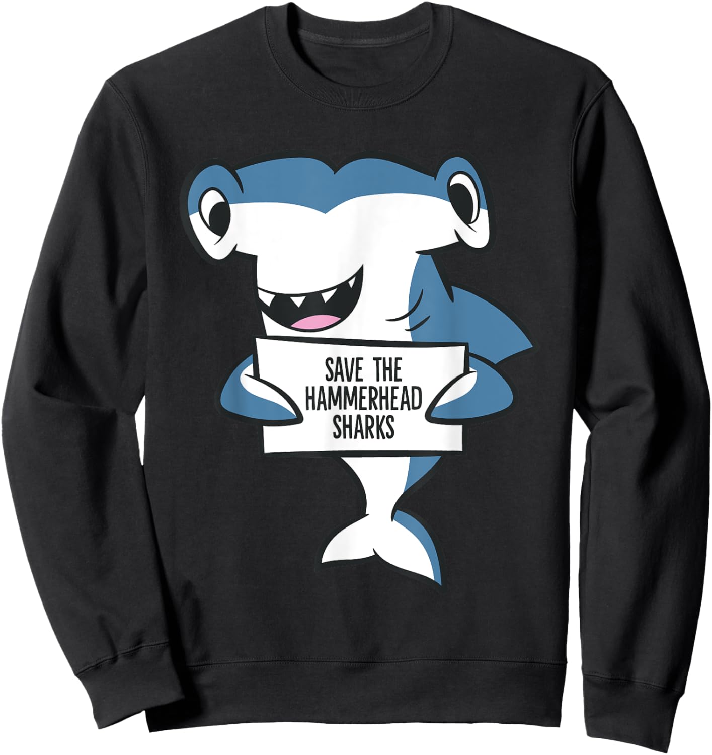 Save The Hammerhead Sharks Sweatshirt - Sweatshirt | Black