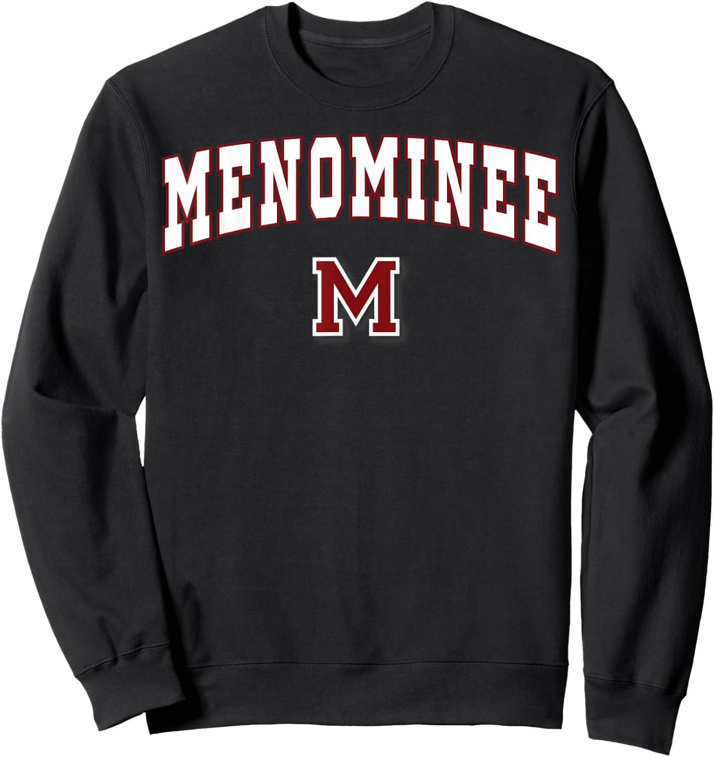 Menominee High School Maroons Sweatshirt - Sweatshirt | Black