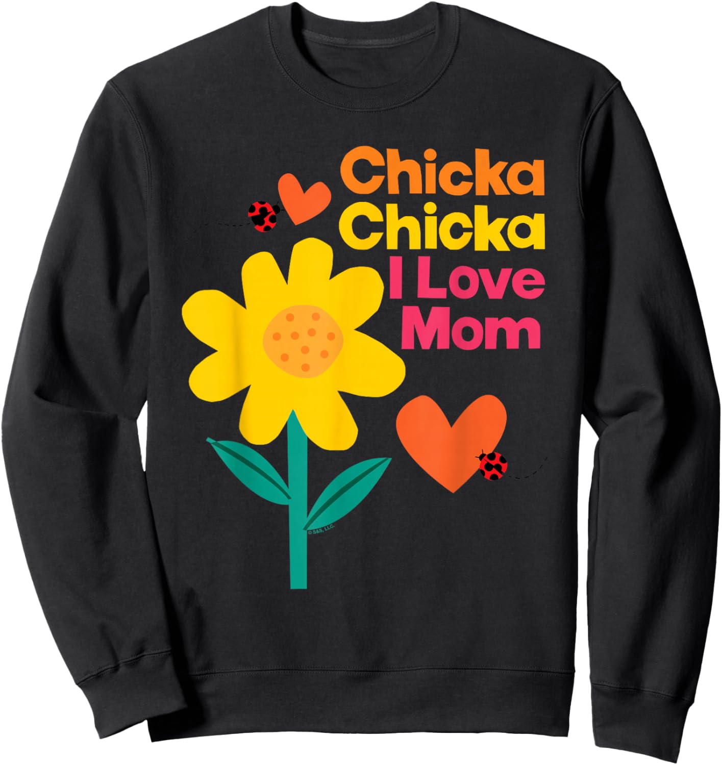 Chicka Chicka Boom Boom I Love Mom Sweatshirt - Sweatshirt | Black