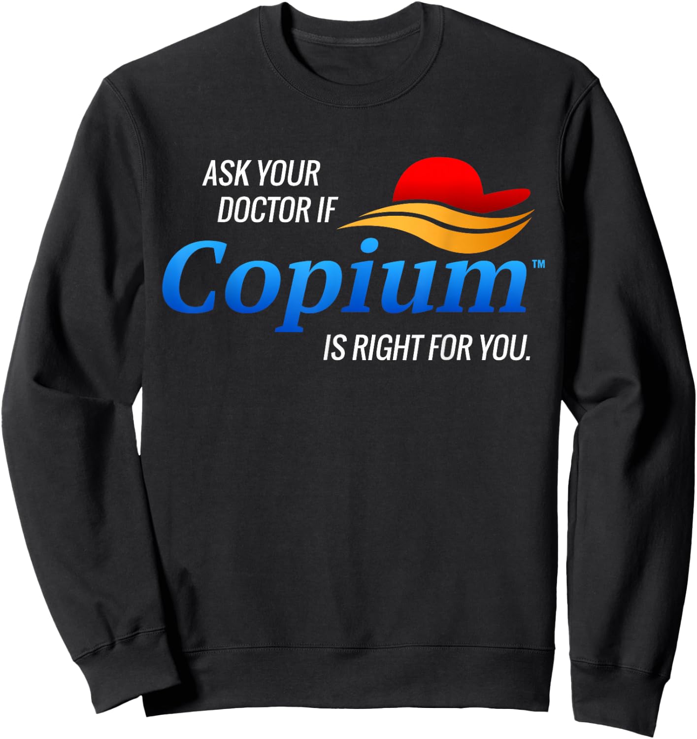 Copium - Funny Anti Trump Biden Election Sweatshirt - Sweatshirt | Black