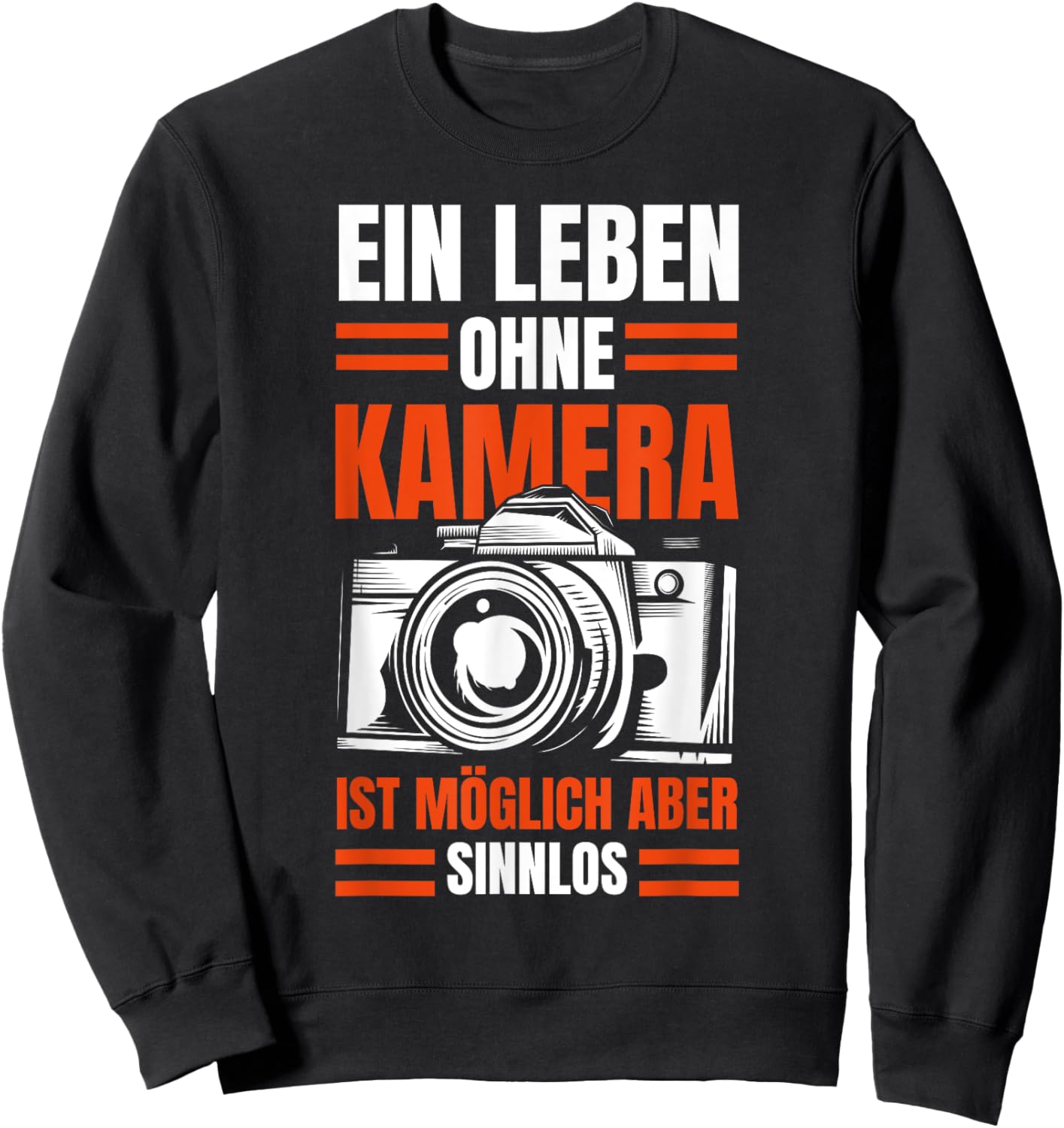 Fotograf Fotografie Lustig Geschenk Fotograf Sweatshirt - Sweatshirt | Black
