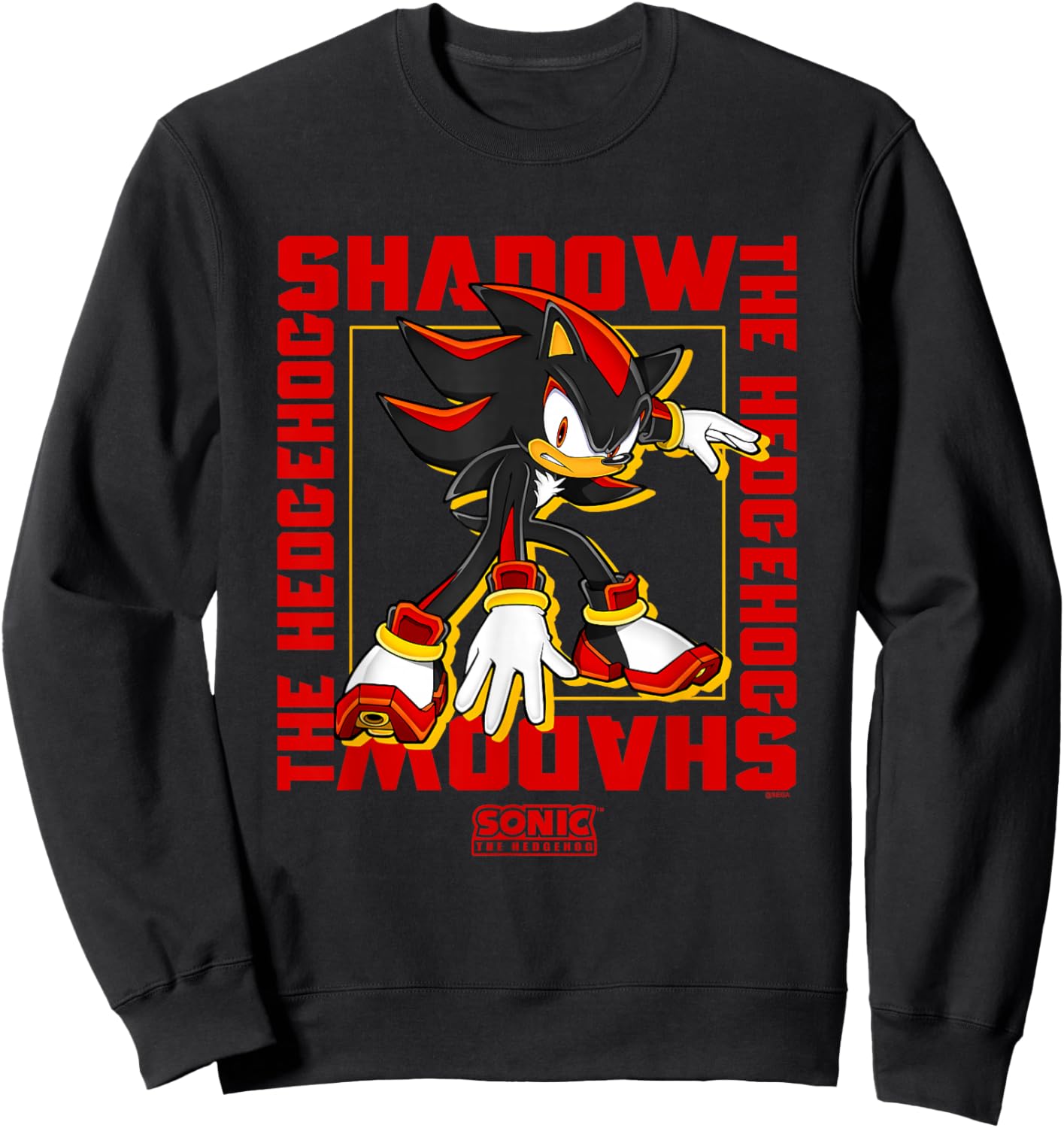Sonic The Hedgehog Shadow The Hedgehog Epic Portrait Sweatshirt - Sweatshirt | Black