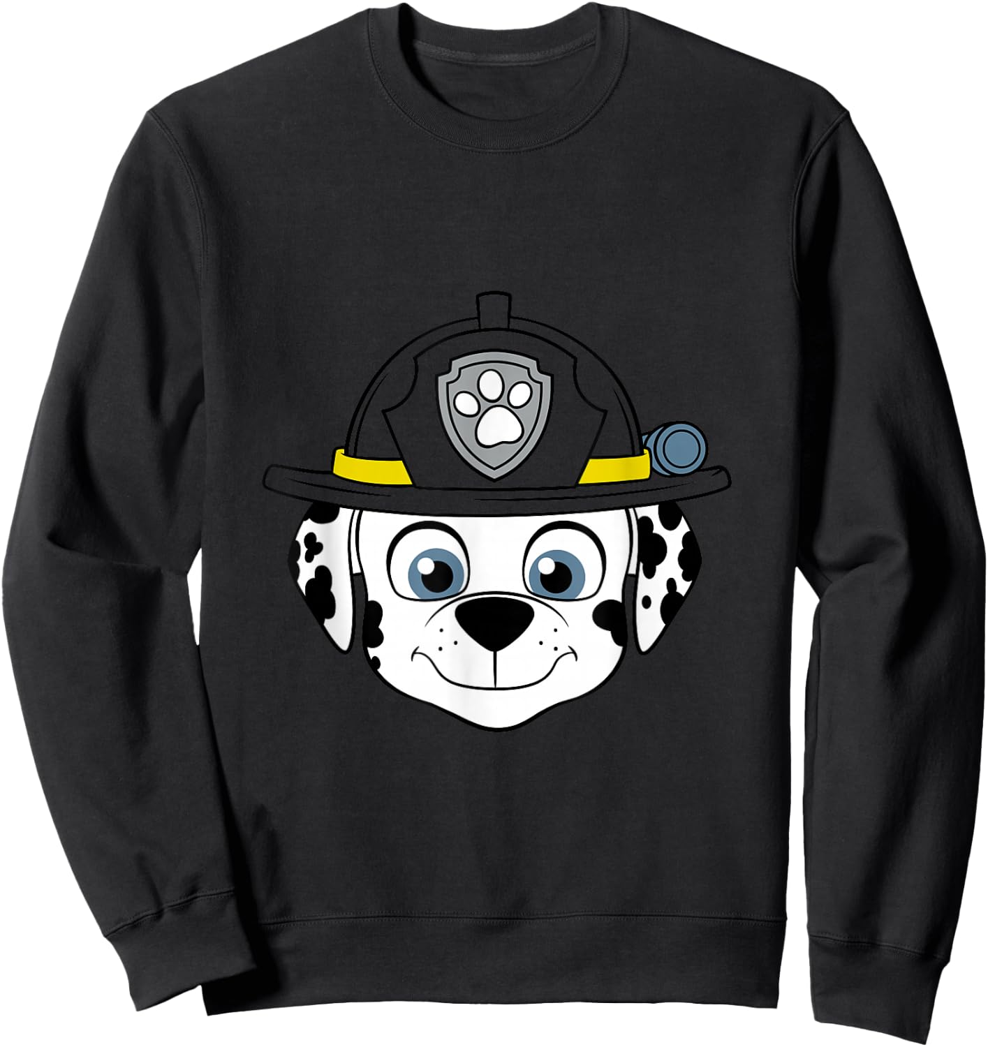 Paw Patrol Fire Dog Marshall Face Sweatshirt - Sweatshirt | Black