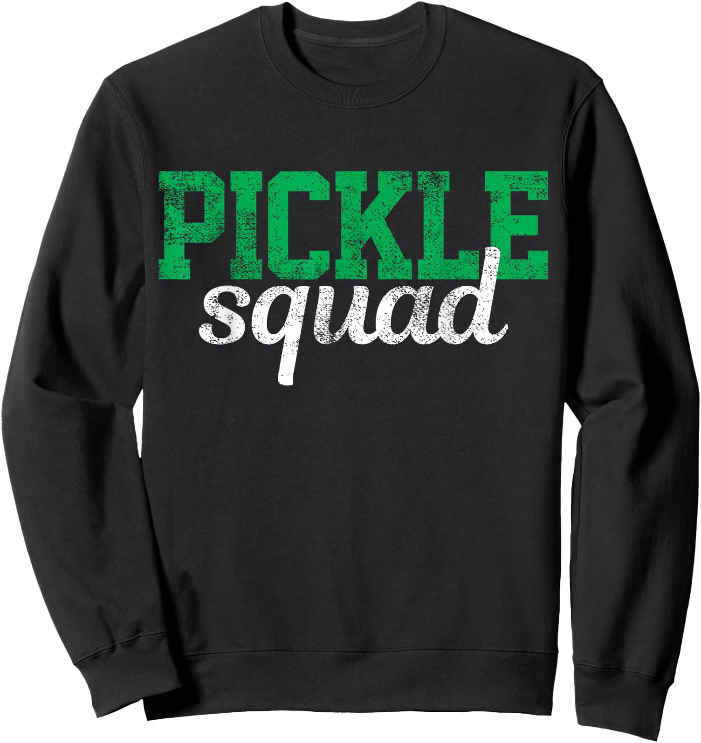 Pickle Squad Vegetables Vegan Gift Sweatshirt - Sweatshirt | Black