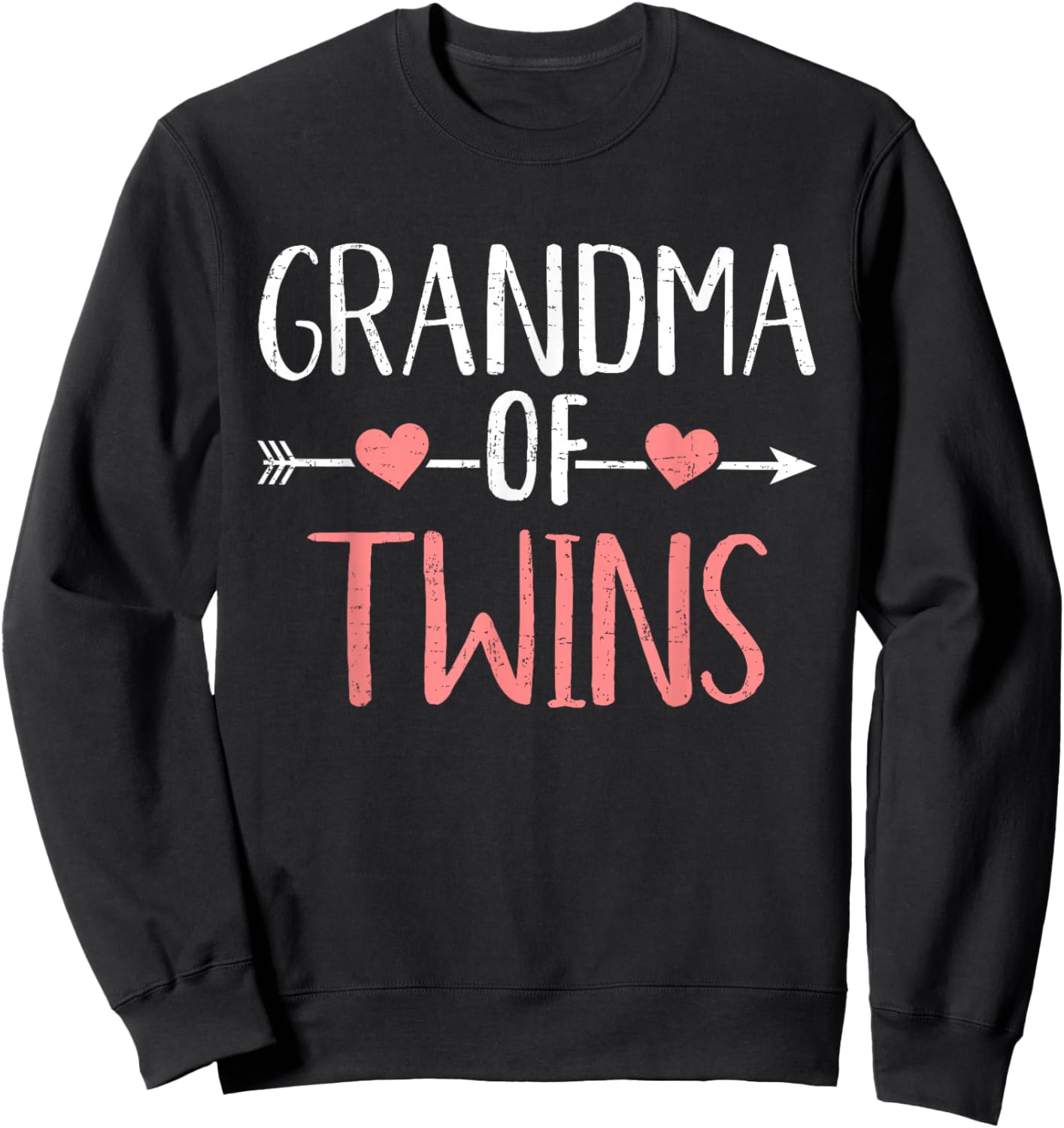 Grandma of twins Sweatshirt - Sweatshirt | Black