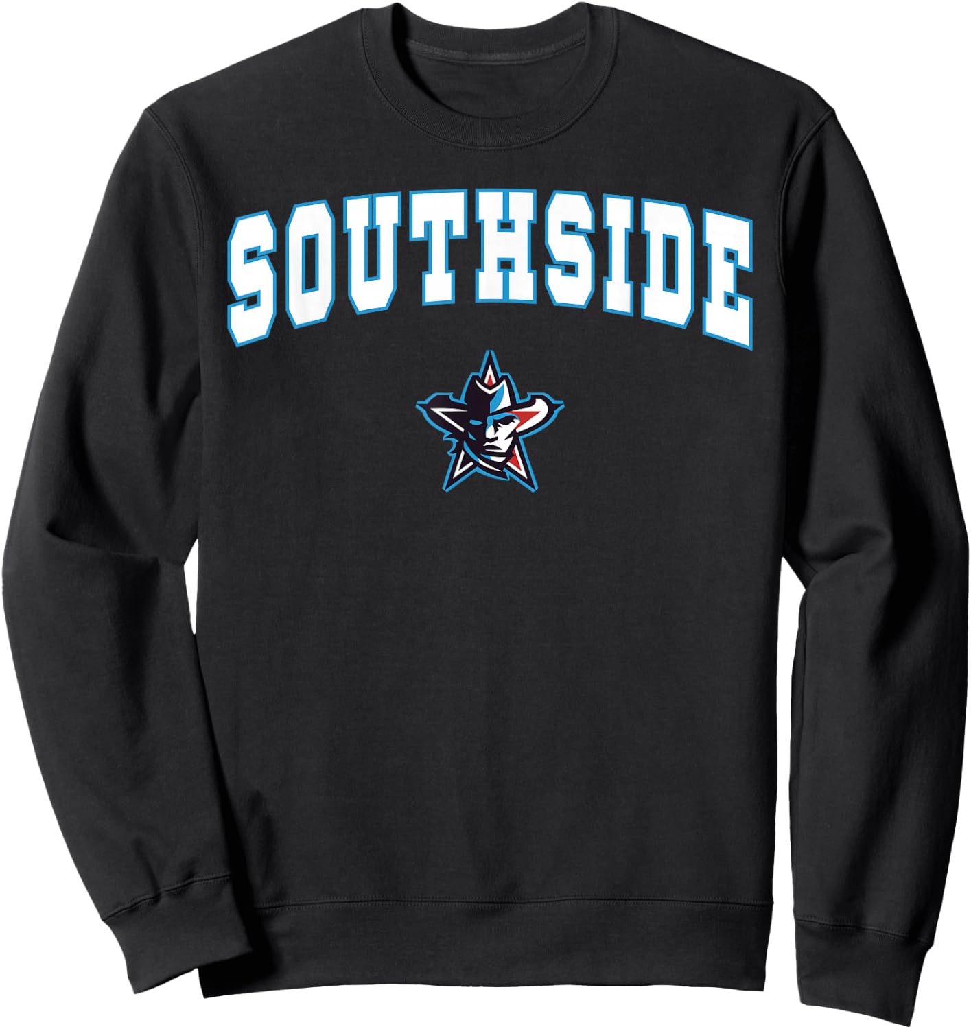Southside High School Blue Mavericks Sweatshirt - Sweatshirt | Black