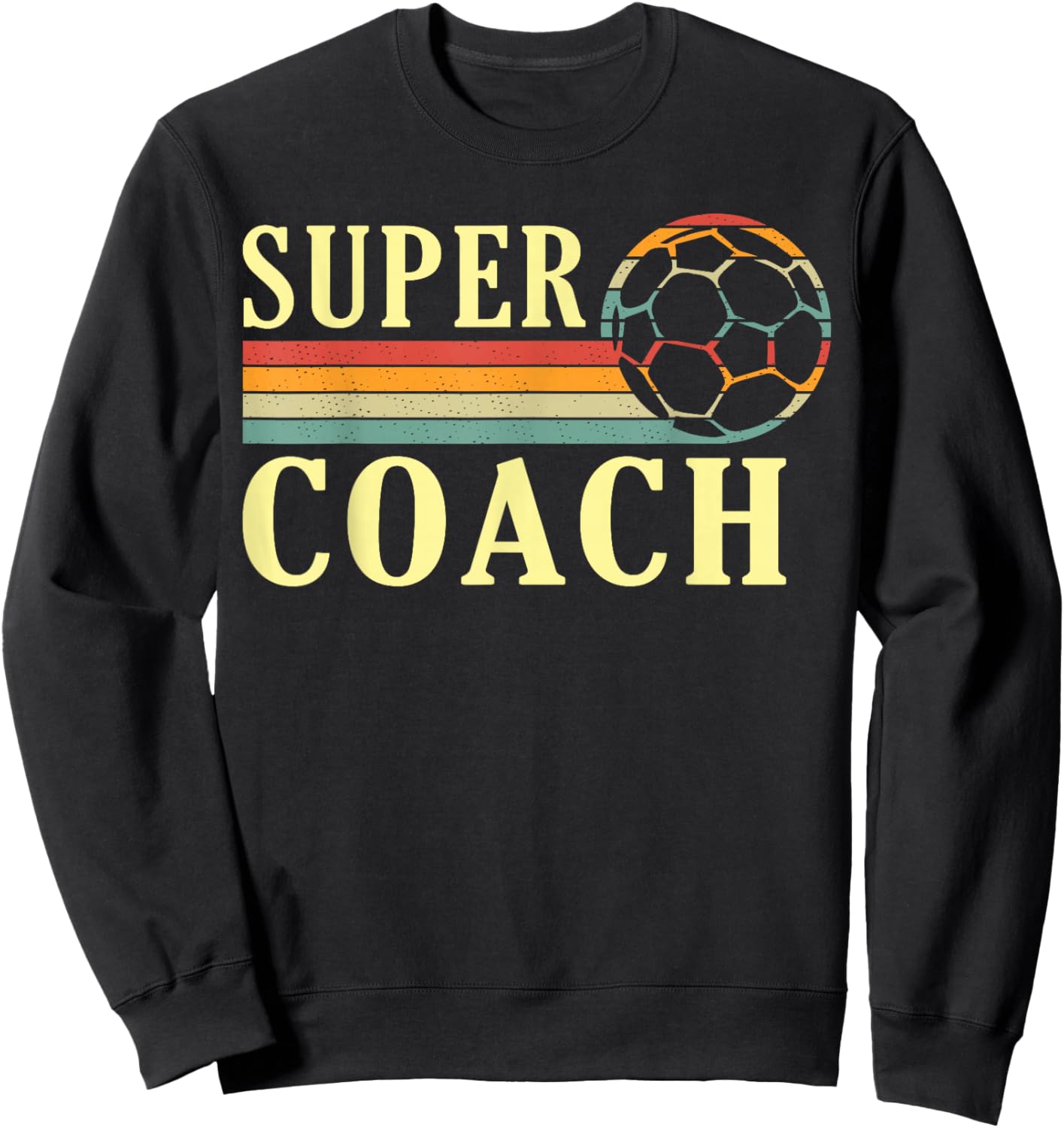 super coach Hand handball Handball France Funny Sweatshirt - Sweatshirt | Black
