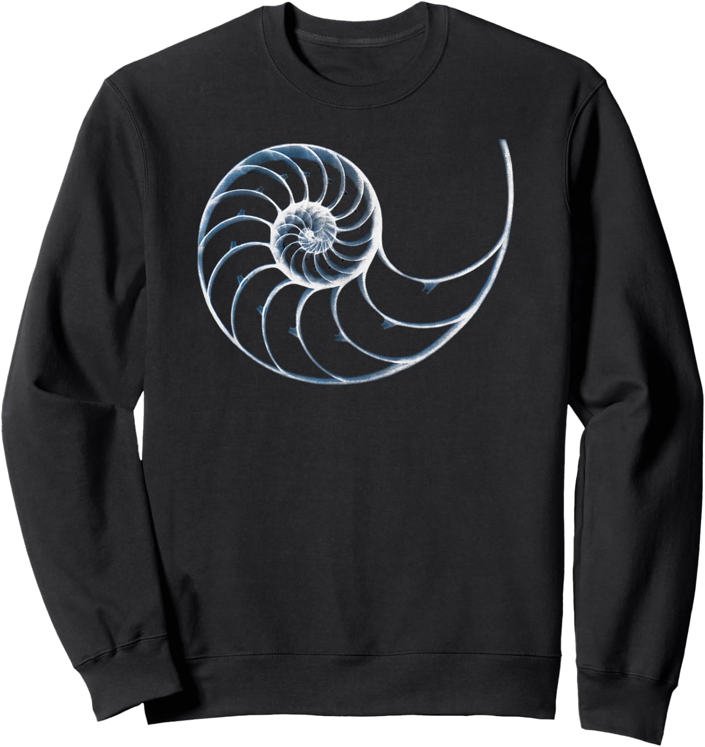 Chambered Nautilus X-ray Picture Sweatshirt - Sweatshirt | Black