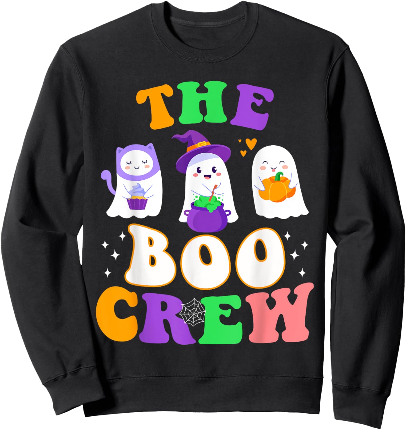 Halloween The Boo Crew for Kids & Adults - Trick or Treating Sweatshirt - Sweatshirt | Black