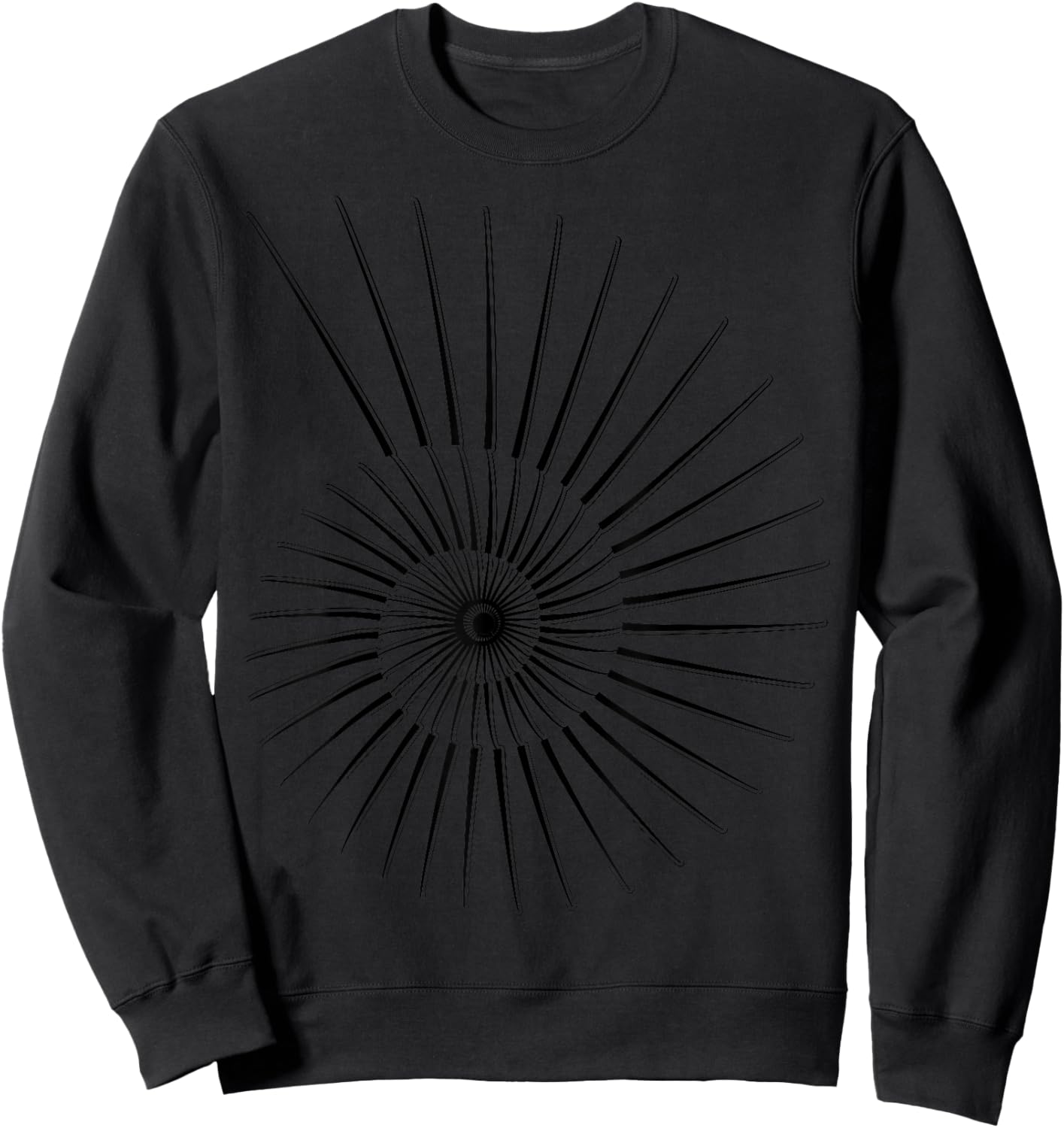 Spiralling into Style Fibonacci Chic Mathematics & Physics Sweatshirt - Sweatshirt | Black
