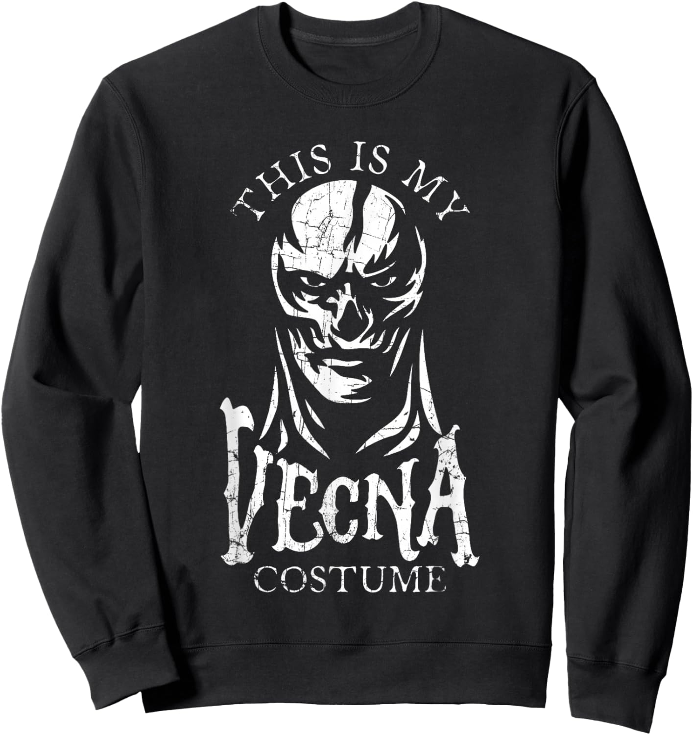 Stranger Things Halloween This Is My Vecna Costume Portrait Sweatshirt - Sweatshirt | Black